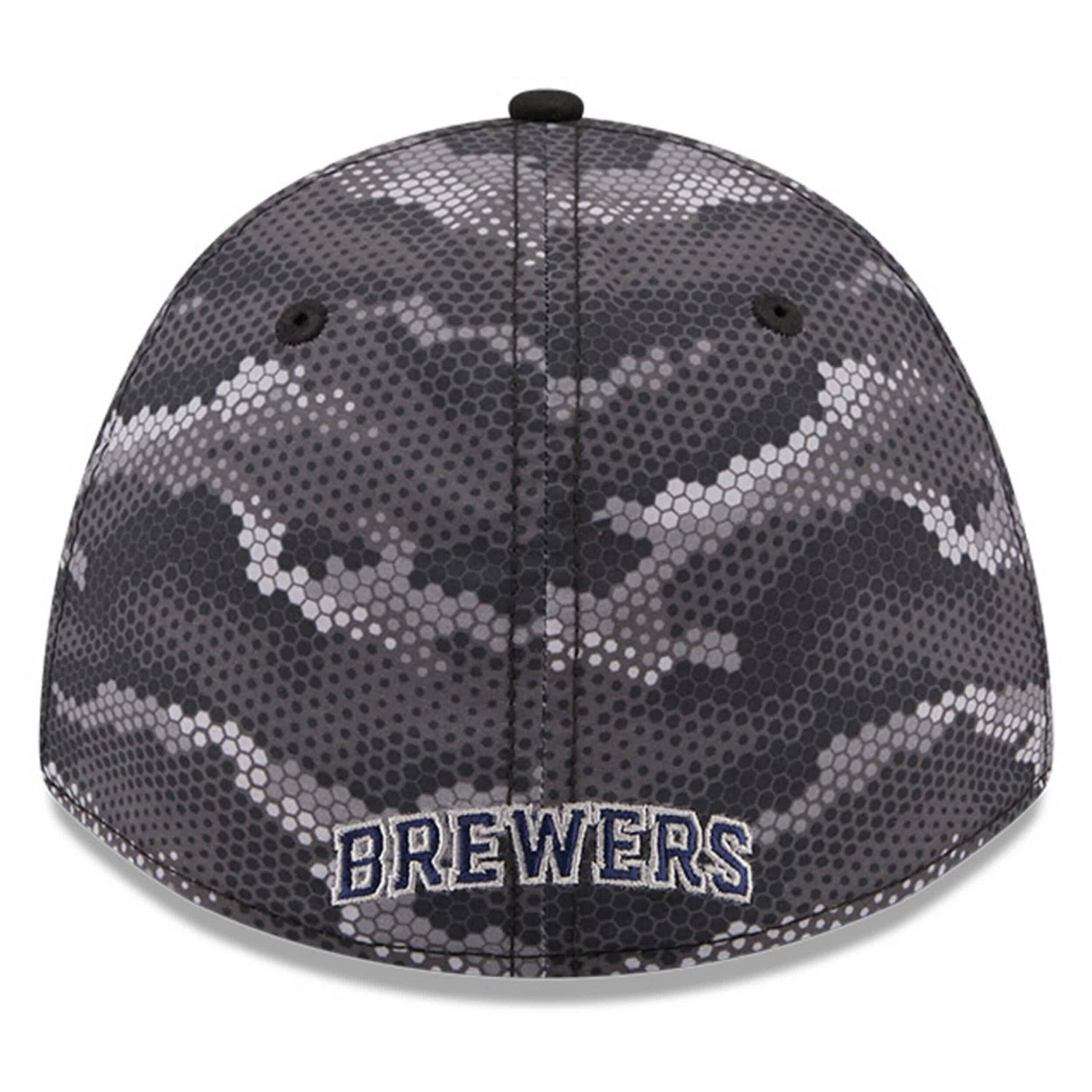 New Era Milwaukee Brewers Camo 39THIRTY A-Frame Flex Hat - view number 4