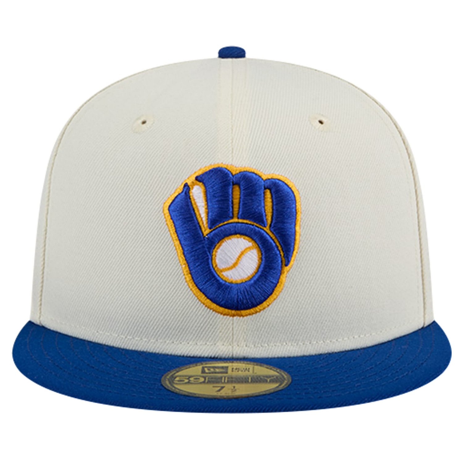New Era Milwaukee Brewers Cooperstown Collection Chrome 59FIFTY Fitted Hat - view number 2