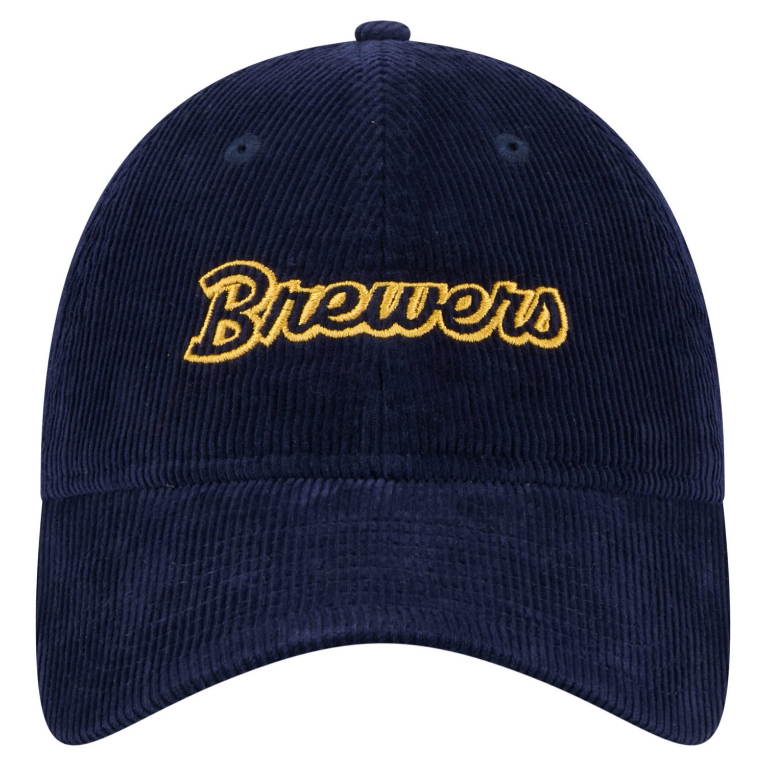 New Era Milwaukee Brewers Corduroy 9TWENTY Adjustable Hat - view number 2