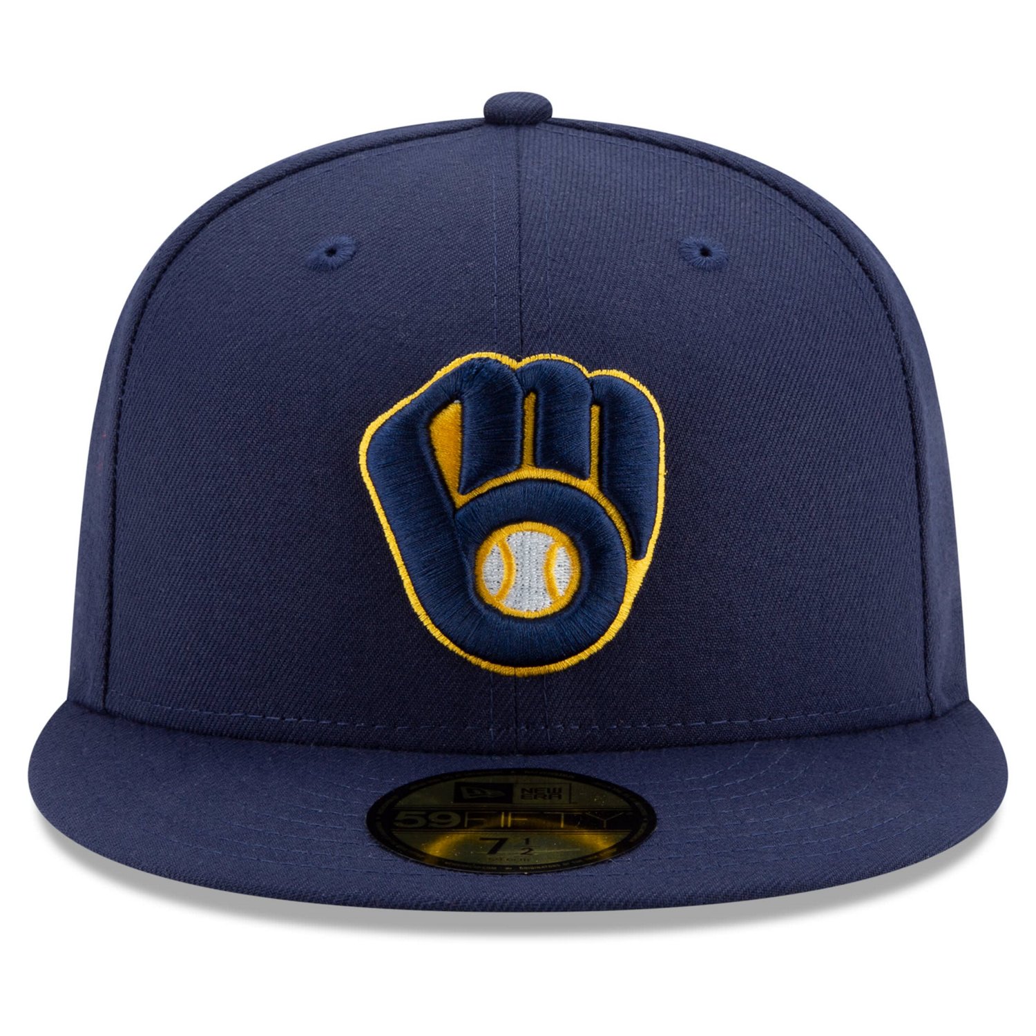 New Era Milwaukee Brewers Home Authentic Collection On-Field 59FIFTY Fitted Hat                                                  - view number 2