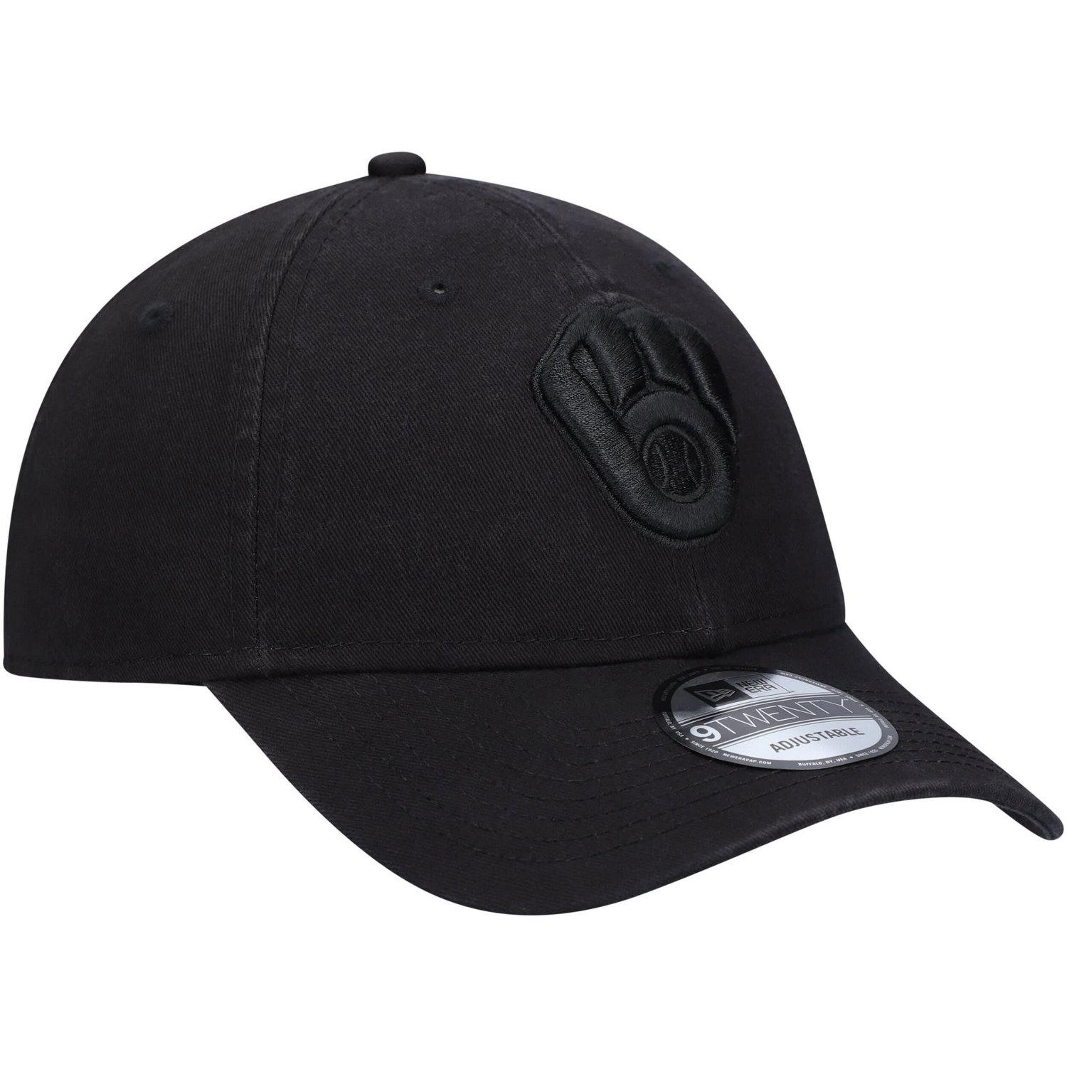 New Era Milwaukee Brewers on Core Classic 9TWENTY Adjustable Hat - view number 3