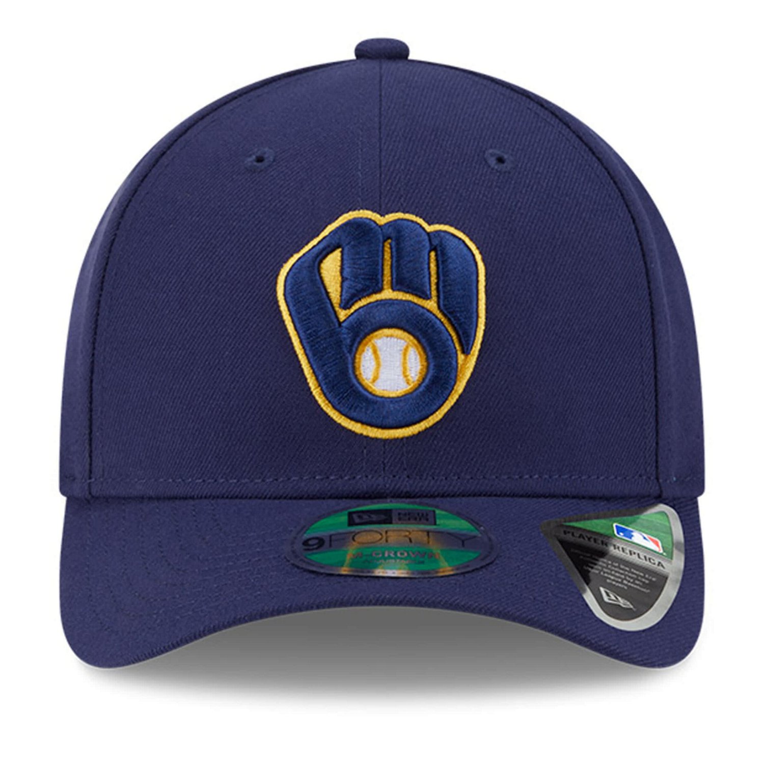 New Era Milwaukee Brewers Player Replica 9FORTY Adjustable Hat - view number 2