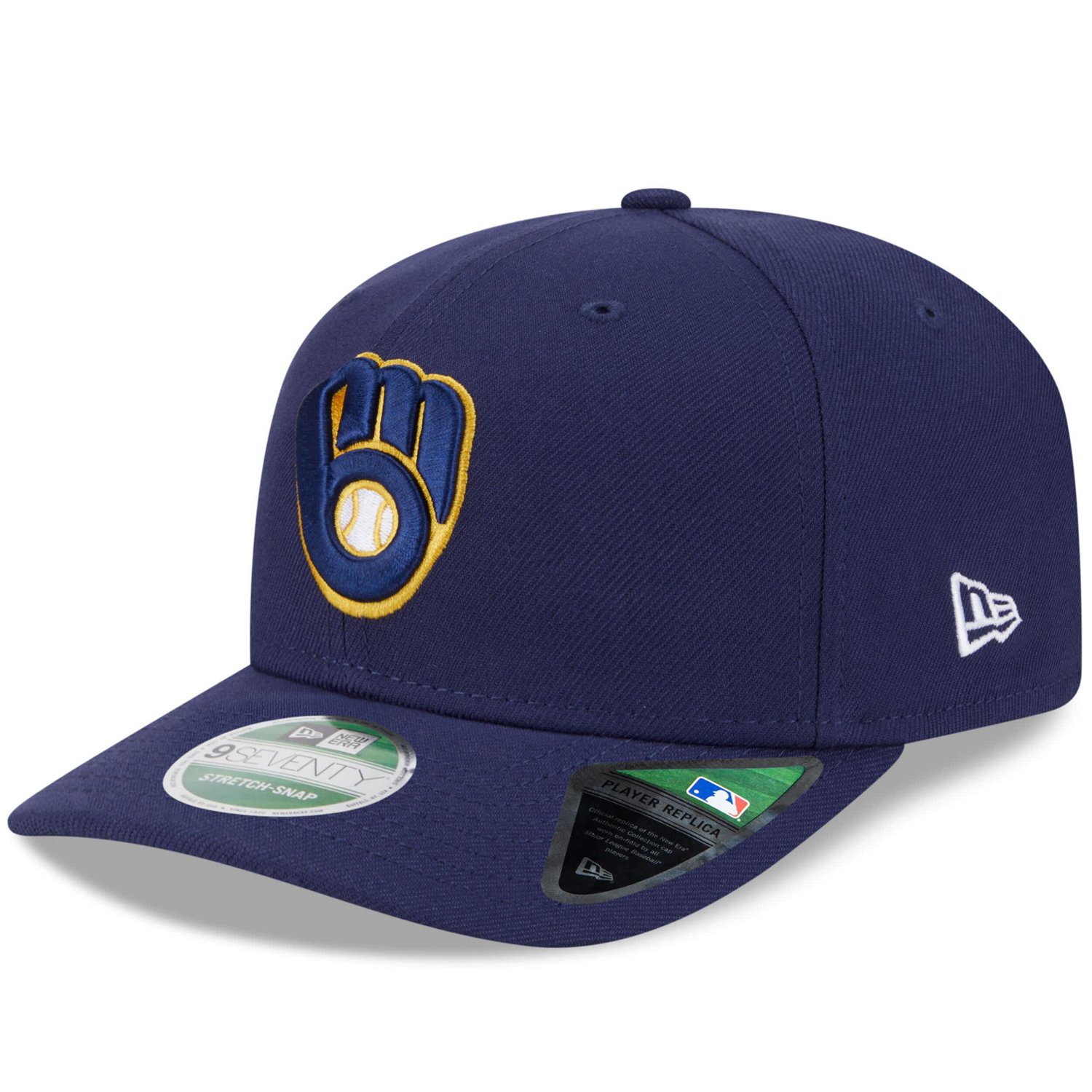 New Era Milwaukee Brewers Player Replica 9SEVENTY Adjustable Hat