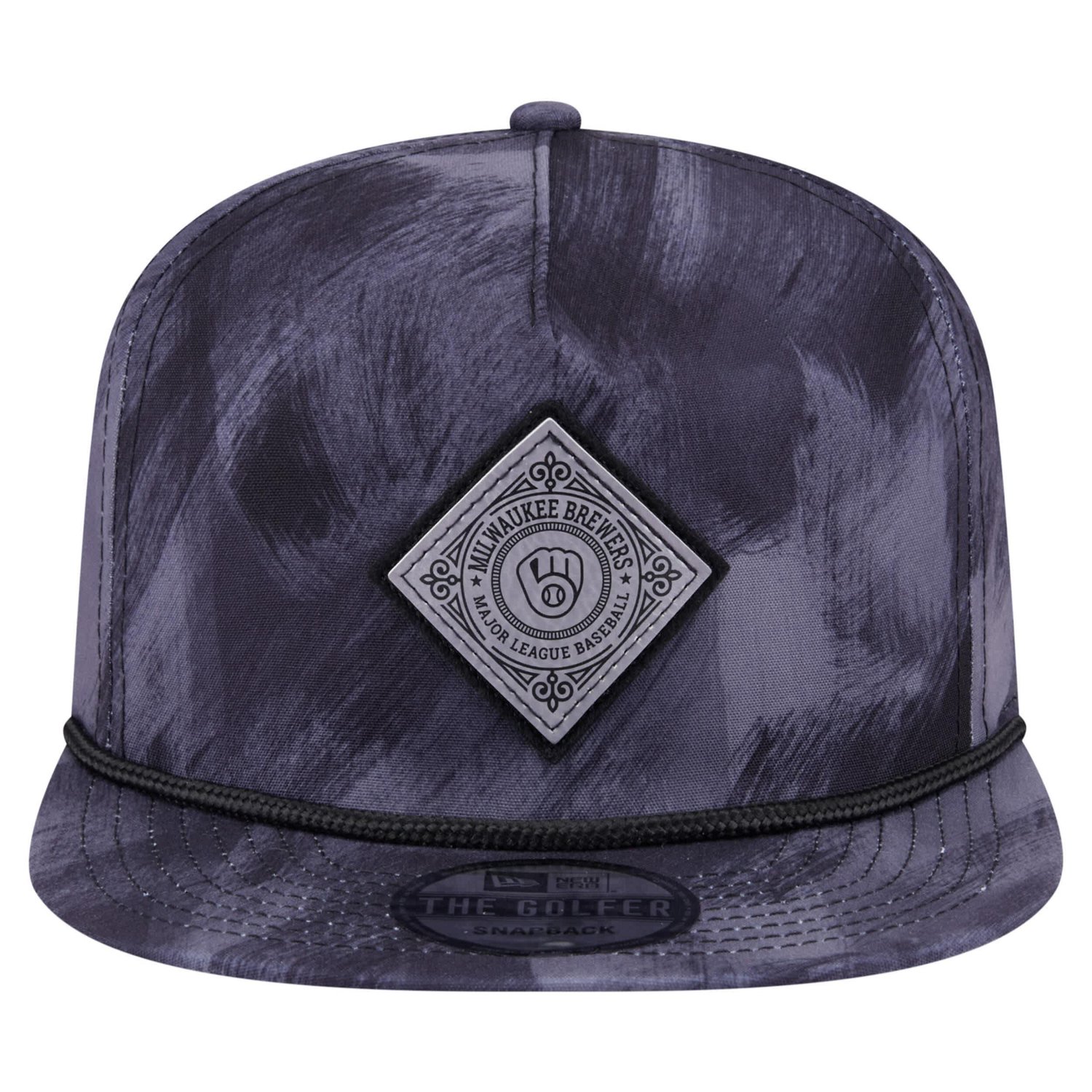 New Era Milwaukee Brewers Printed Golfer Snapback Hat - view number 2