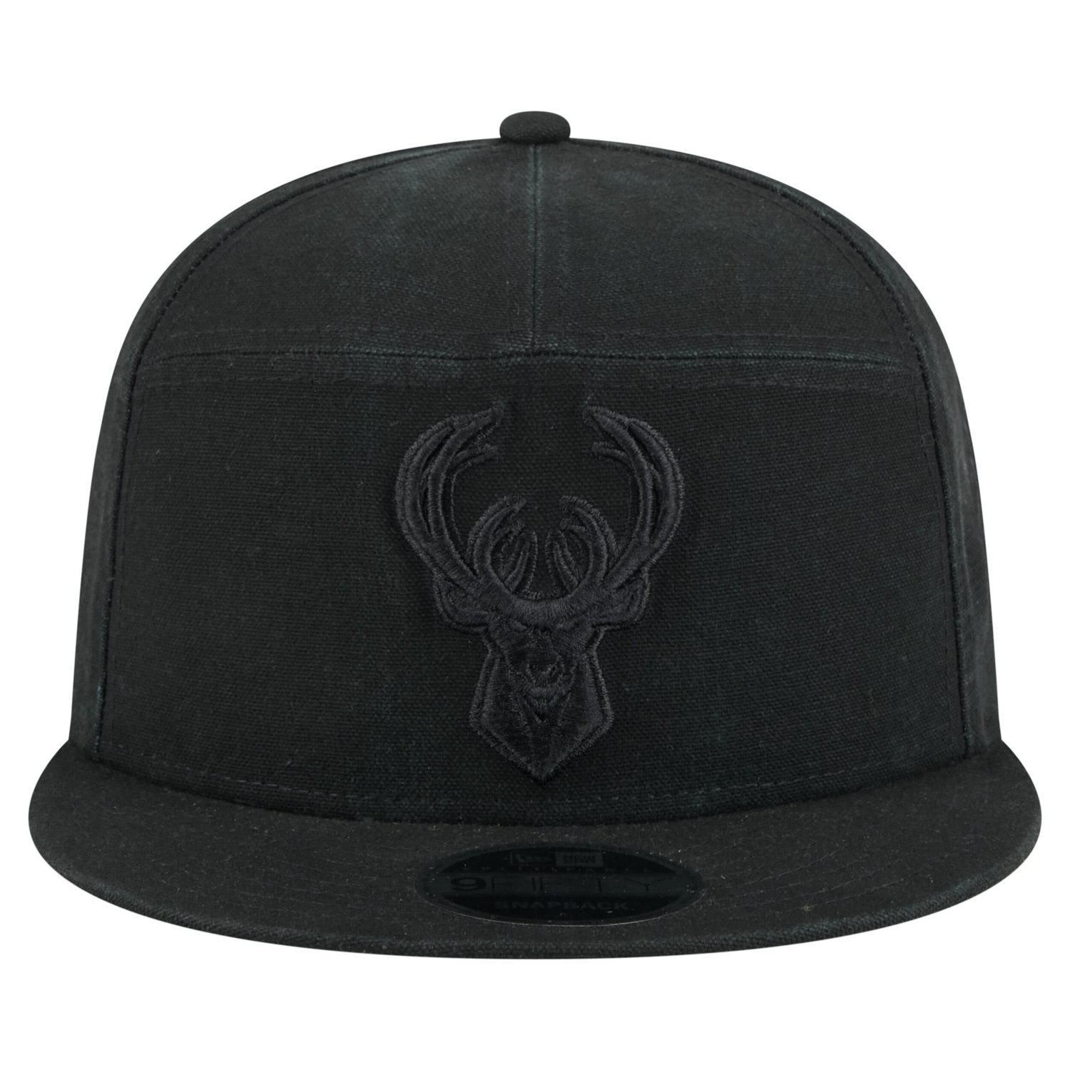 New Era Milwaukee Bucks Adventure Canvas Split Panel 9FIFTY Snapback Hat - view number 2