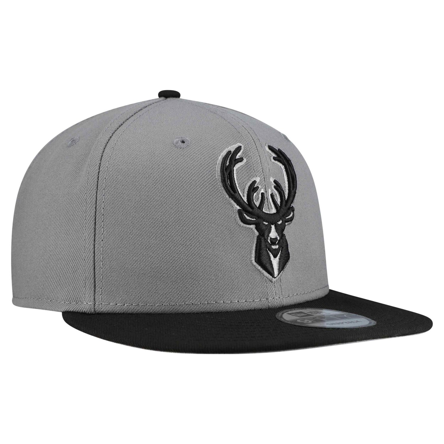 New Era Milwaukee Bucks Core Logo Storm Two-Tone 9FIFTY Snapback Hat - view number 3