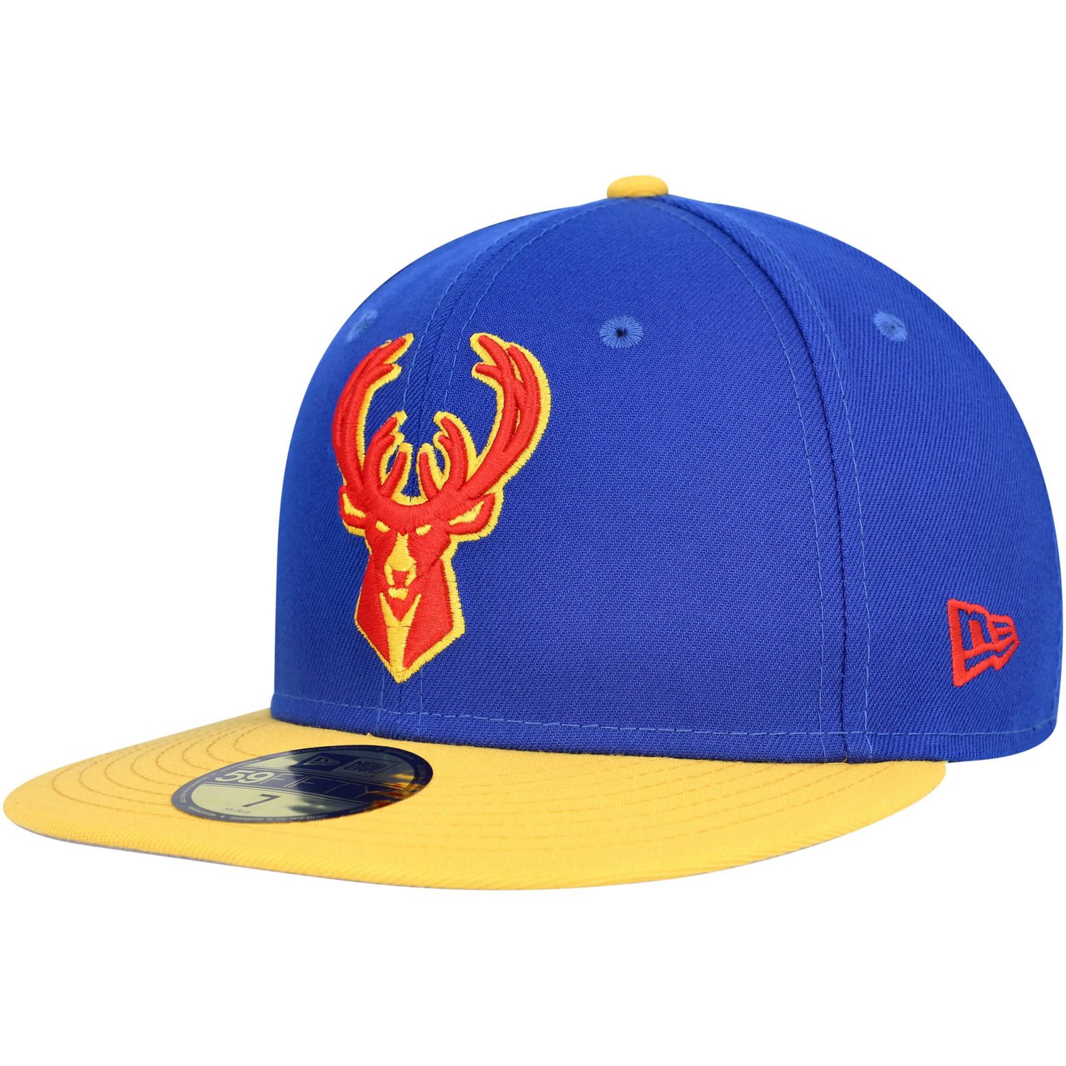 New Era Milwaukee Bucks Side Patch 59FIFTY Fitted Hat - view number 3