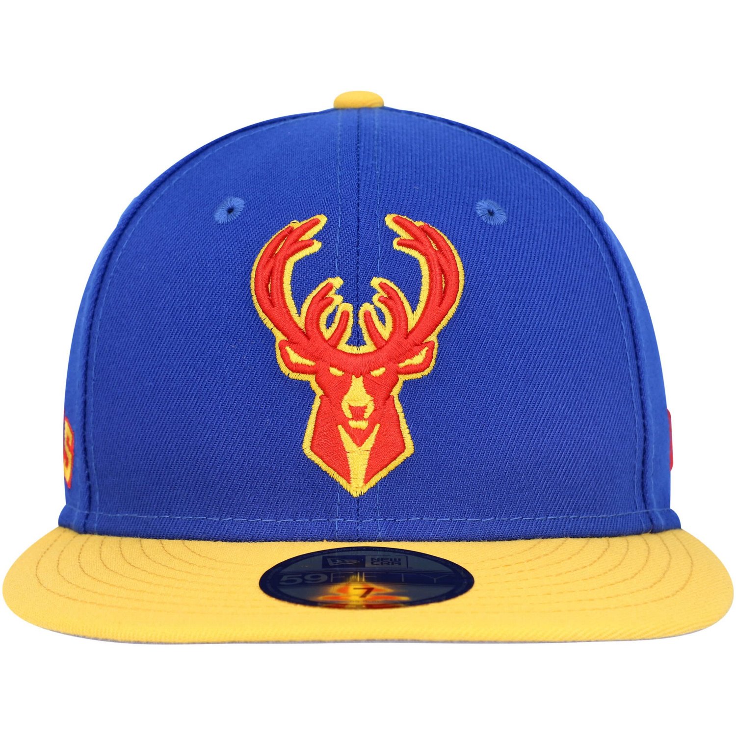 New Era Milwaukee Bucks Side Patch 59FIFTY Fitted Hat - view number 2