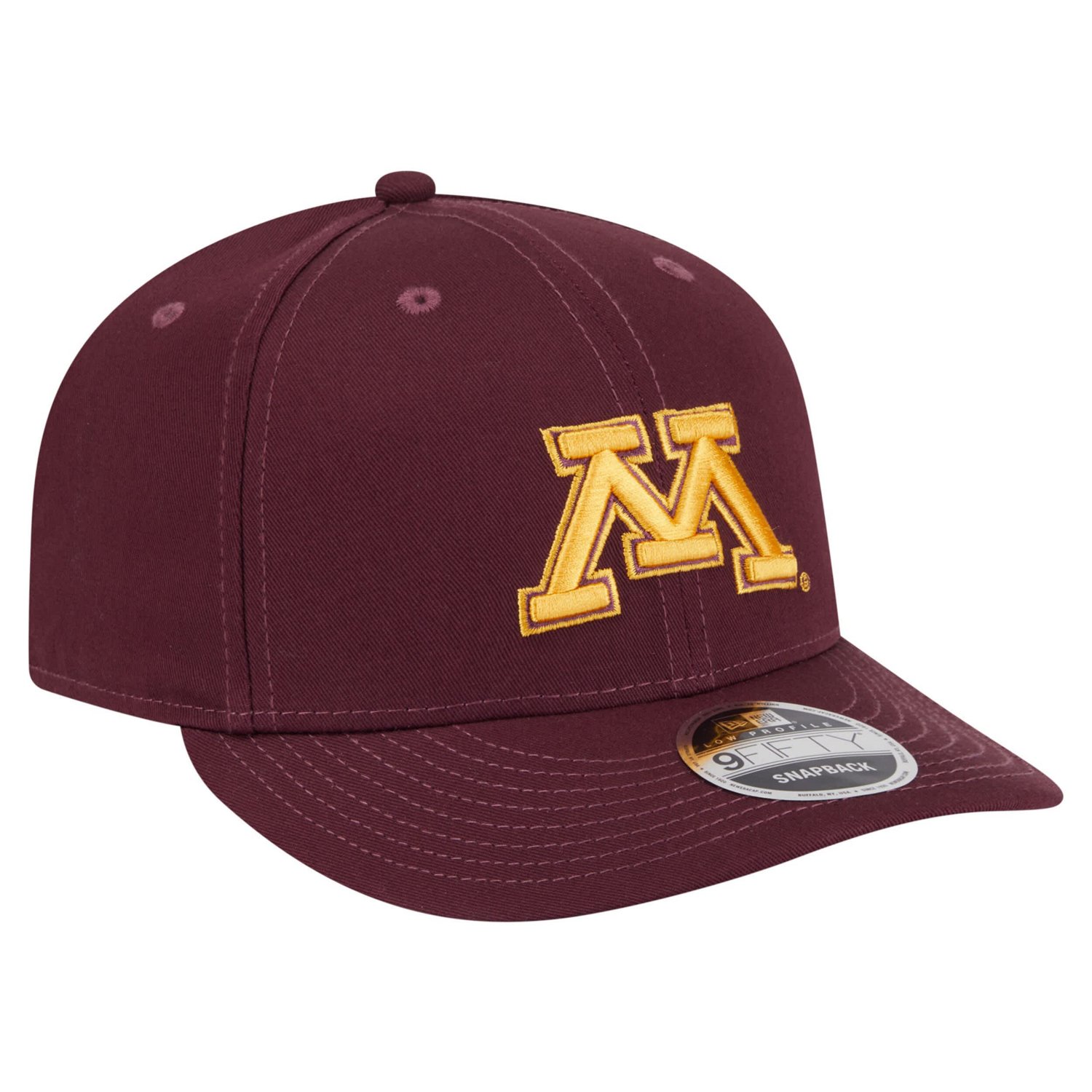 New Era Minnesota Golden Gophers Low Profile 9FIFTY Snapback Hat - view number 3