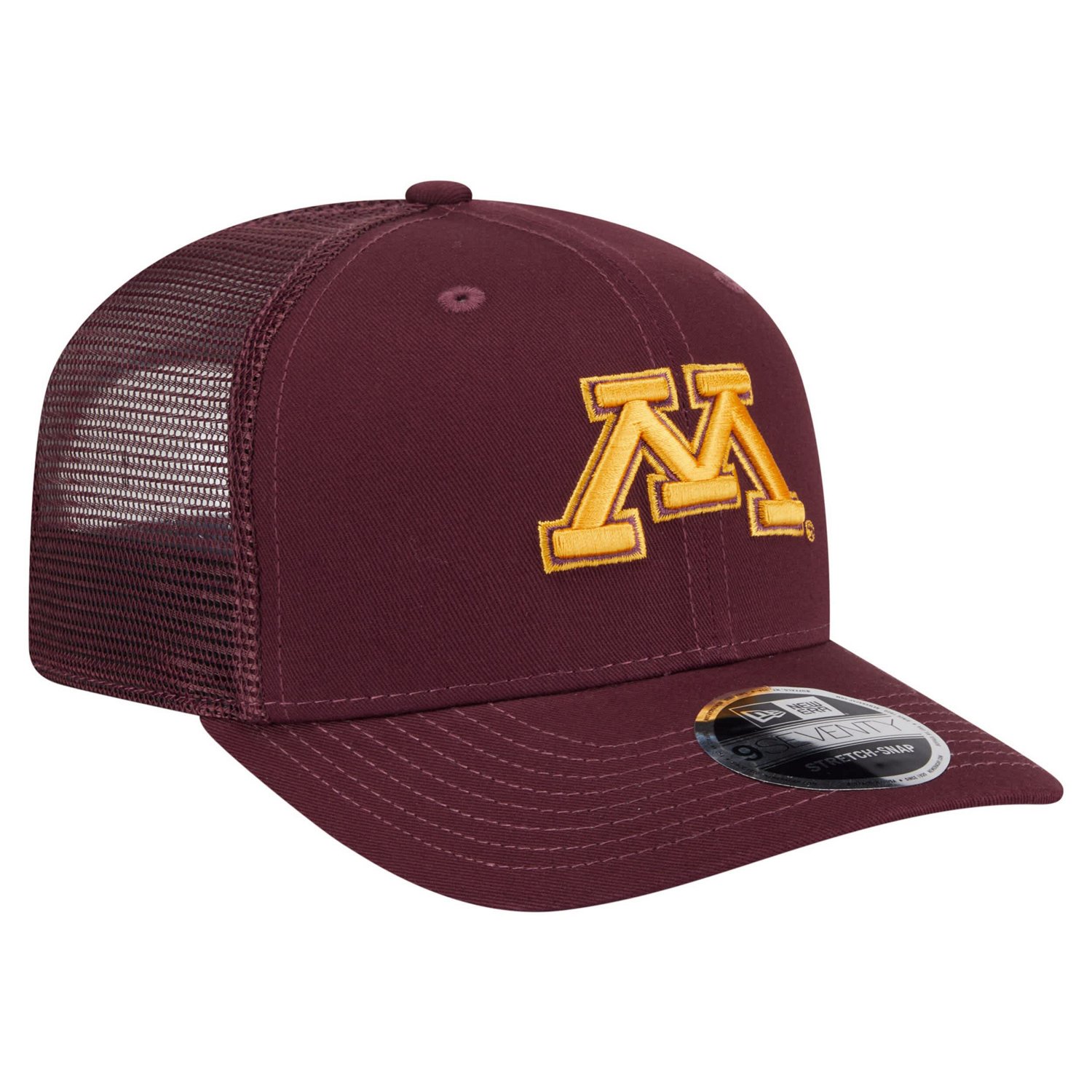 New Era Minnesota Golden Gophers Primary 9SEVENTY Trucker Stretch-Snap Hat - view number 3