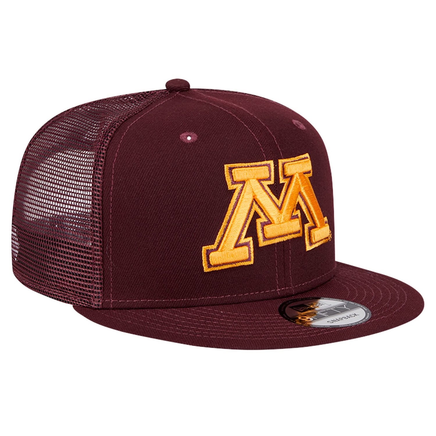 New Era Minnesota Golden Gophers Trucker 9FIFTY Snapback Hat - view number 3