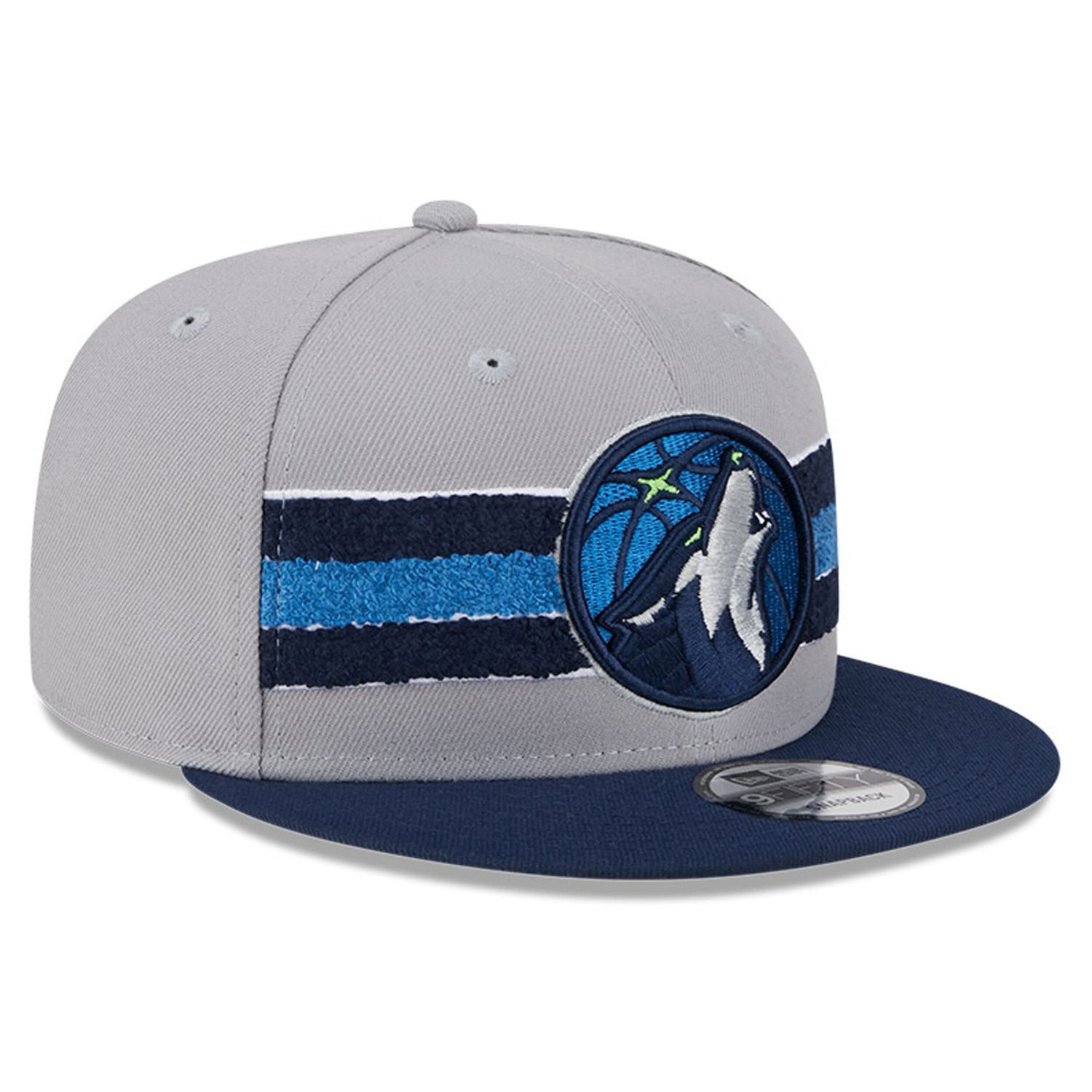 New Era Minnesota Timberwolves Chenille Band 9FIFTY Snapback Hat - view number 2