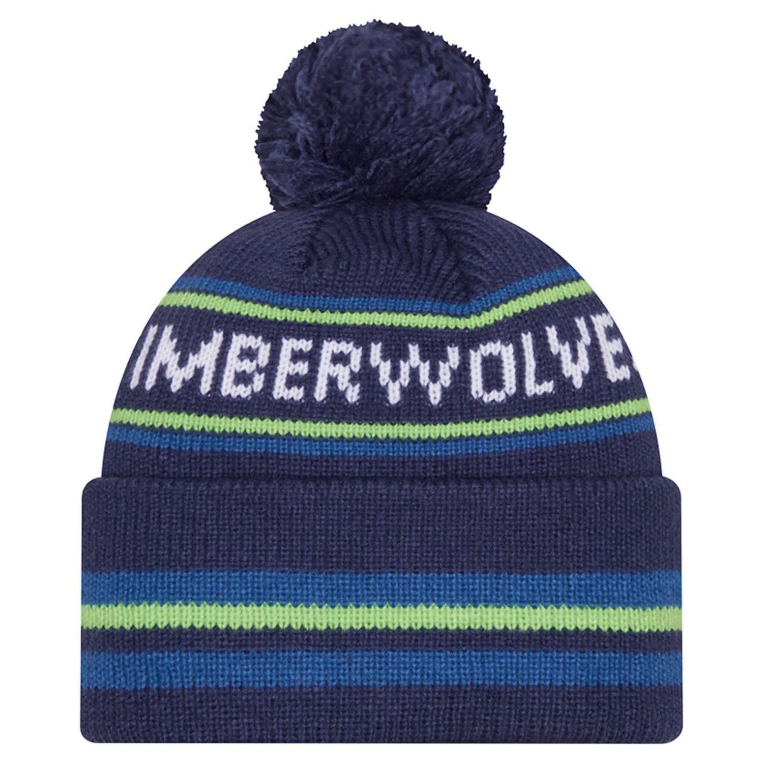 New Era Minnesota Timberwolves Classic Cuffed Knit Hat with Pom - view number 2