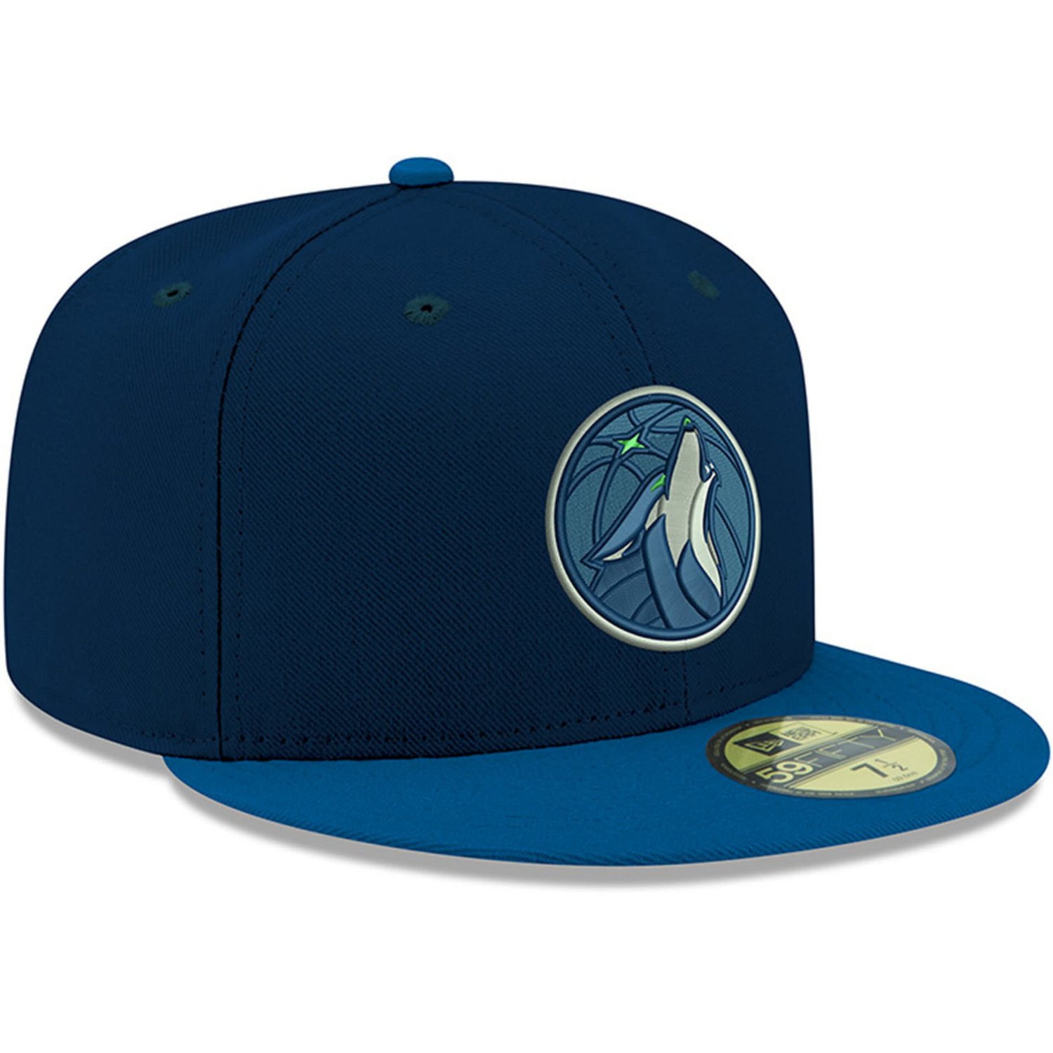 New Era Minnesota Timberwolves Official Team Color 2Tone 59FIFTY Fitted Hat - view number 3