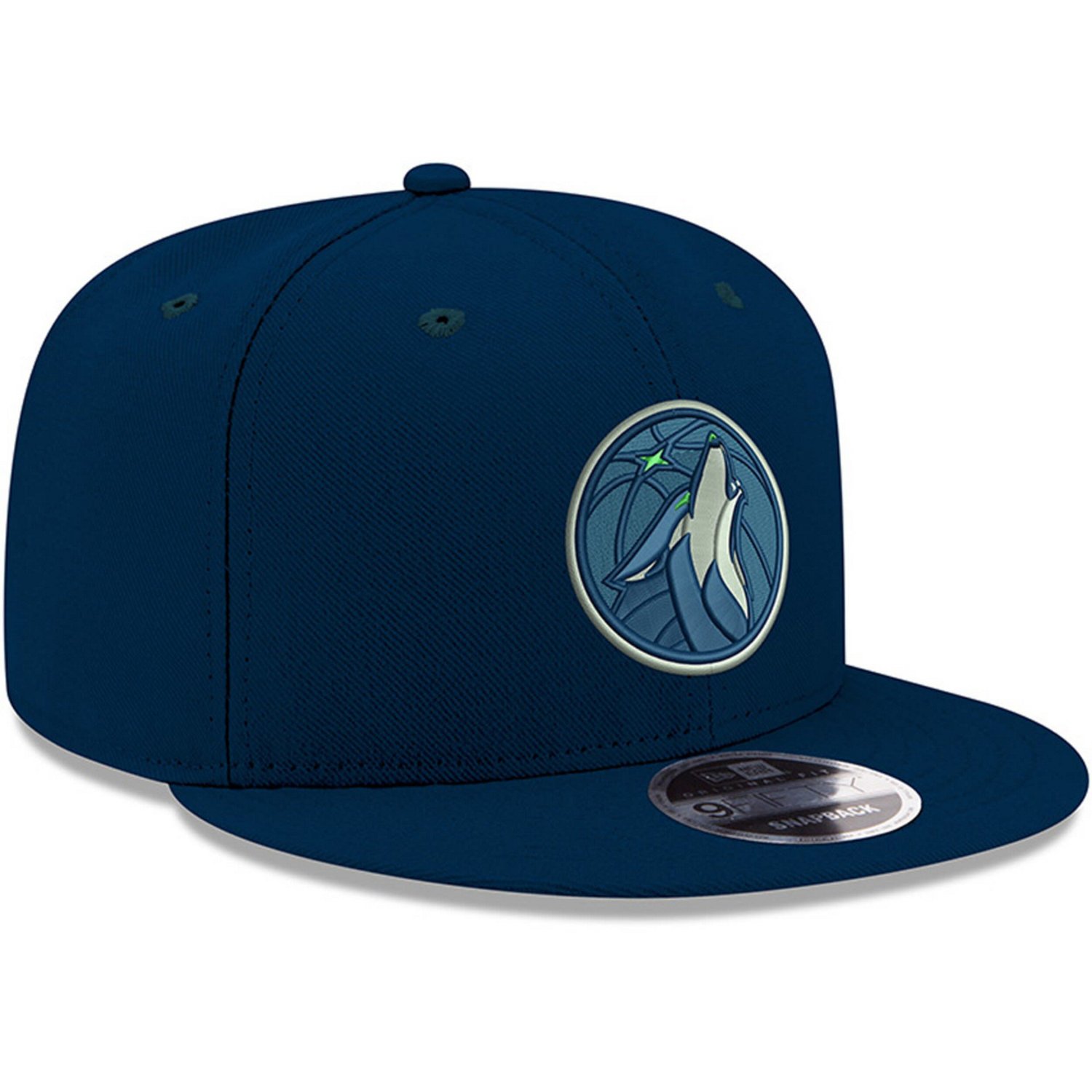 New Era Minnesota Timberwolves Official Team Color 9FIFTY Snapback Hat - view number 3