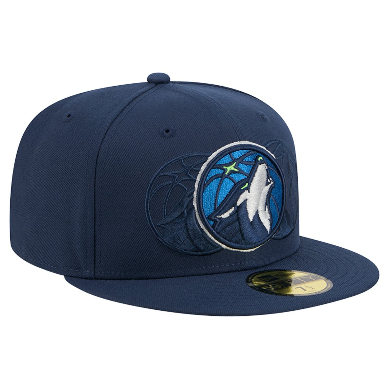 New Era Minnesota Timberwolves Tri-Hit 59Fifty Fitted Hat - view number 3