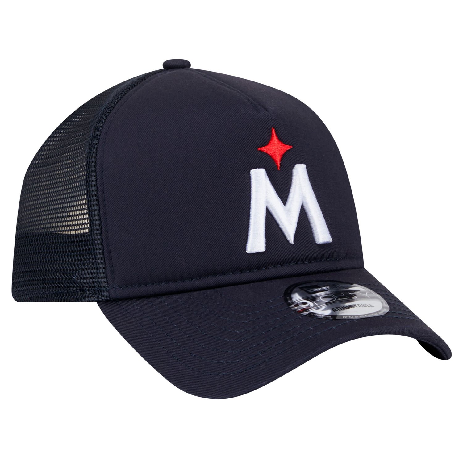 New Era Minnesota Twins 9FORTY A-Frame Trucker Adjustable Hat - view number 3