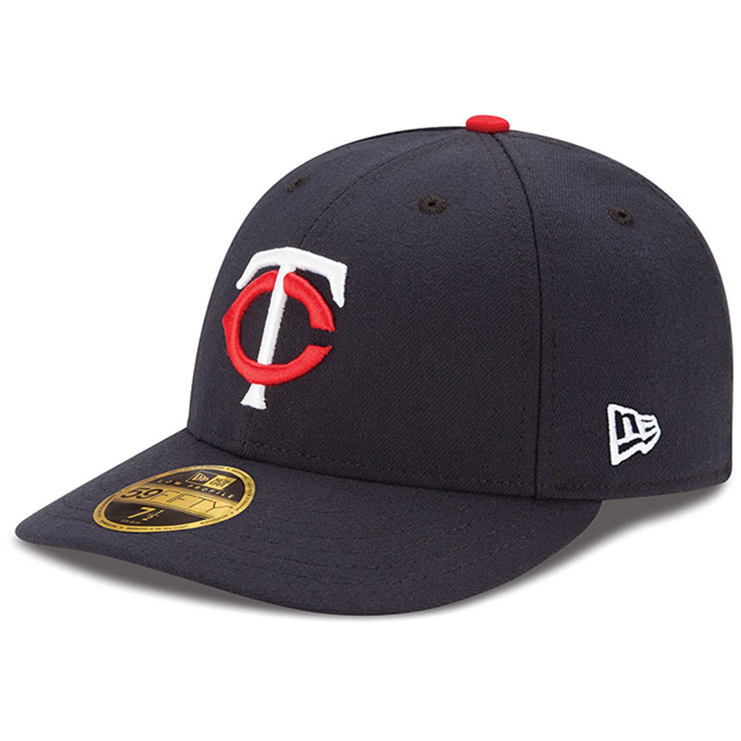 New Era Minnesota Twins Authentic Collection On Field Low Profile Home 59FIFTY Fitted Hat                                        - view number 1