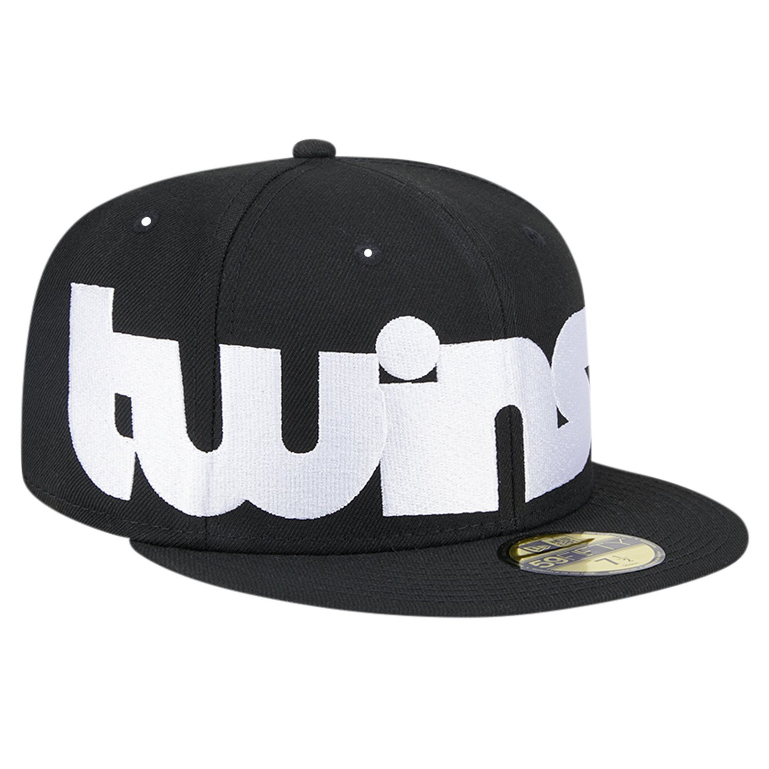 New Era Minnesota Twins Checkered Undervisor 59FIFTY Fitted Hat - view number 3