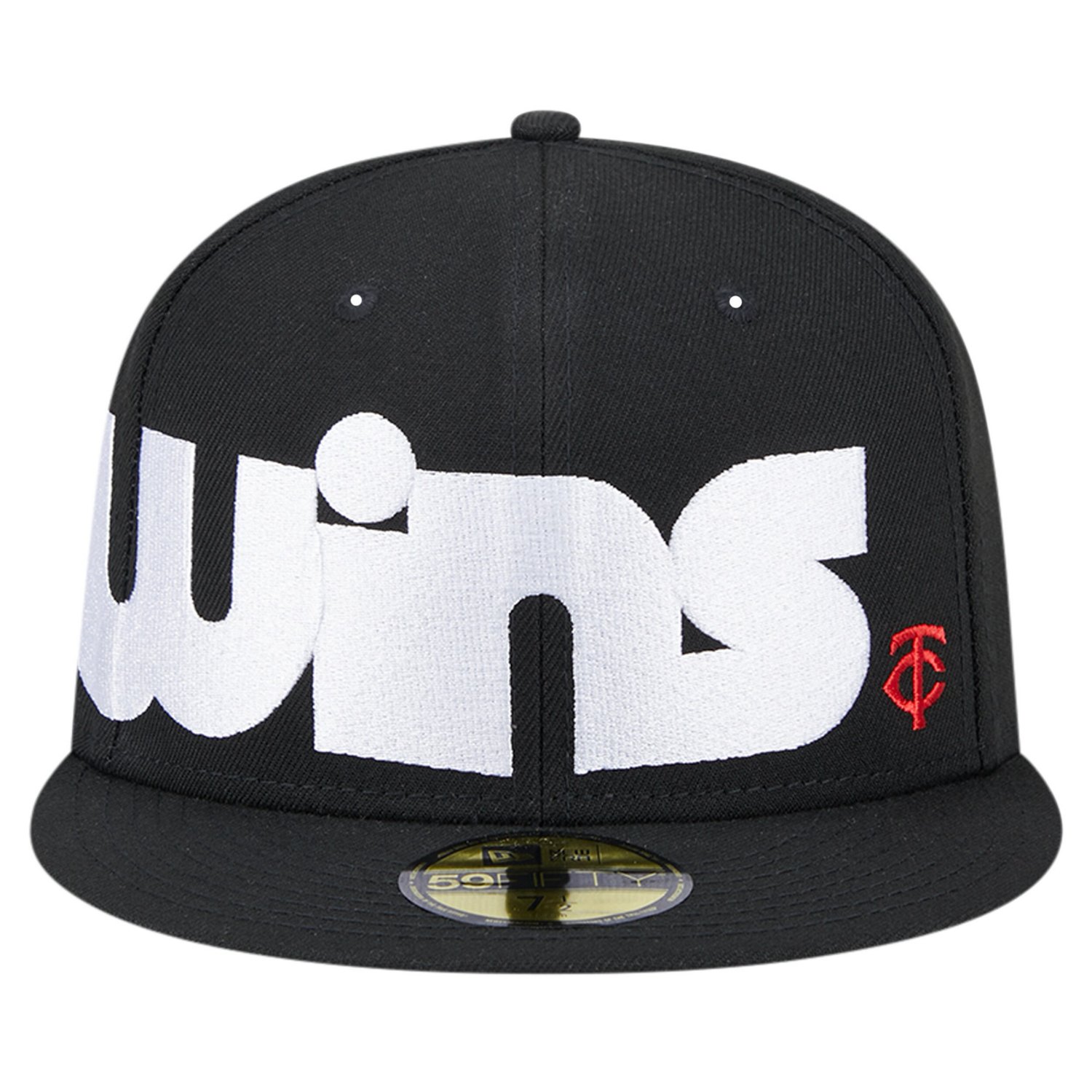 New Era Minnesota Twins Checkered Undervisor 59FIFTY Fitted Hat - view number 2