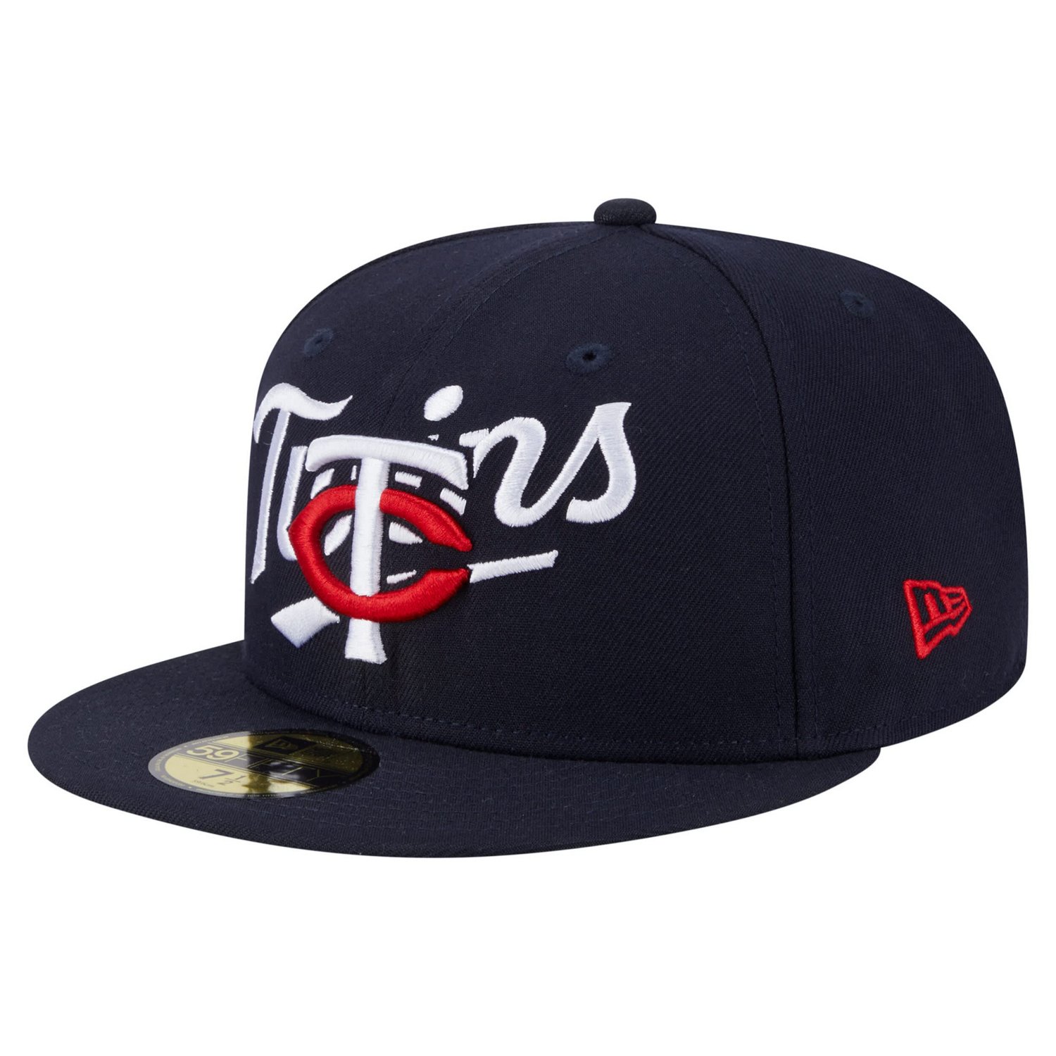 New Era Minnesota Twins Overlap 59FIFTY Fitted Hat - view number 1