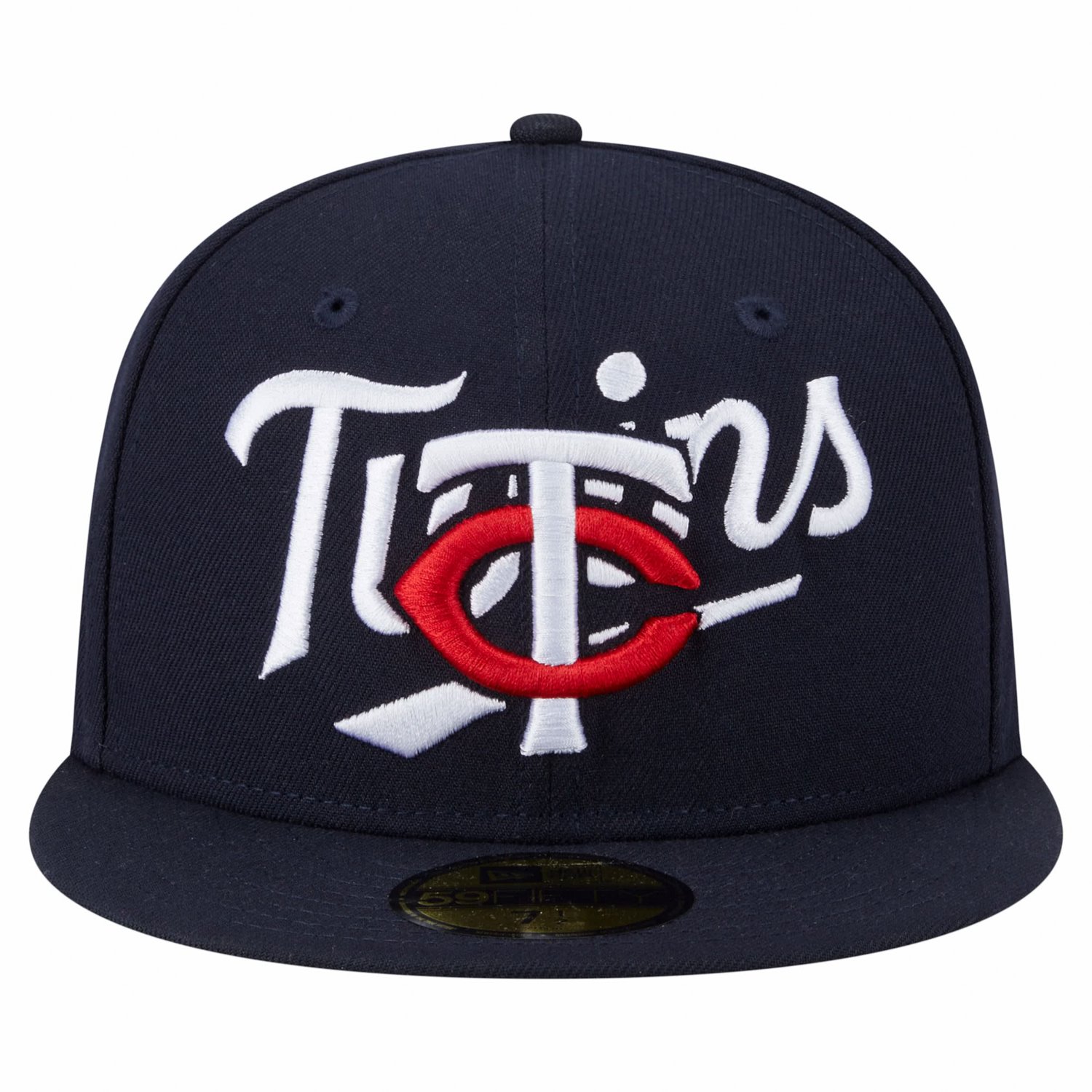 New Era Minnesota Twins Overlap 59FIFTY Fitted Hat - view number 2