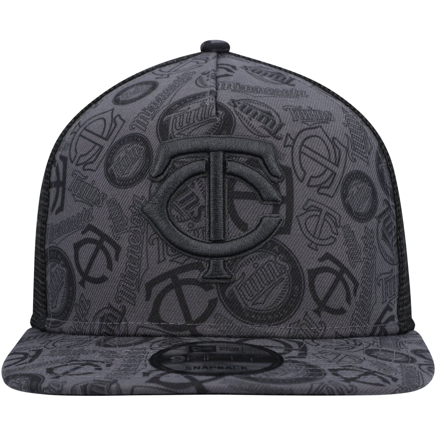New Era Minnesota Twins Repeat A-Frame 9FIFTY Trucker Snapback Hat - view number 2