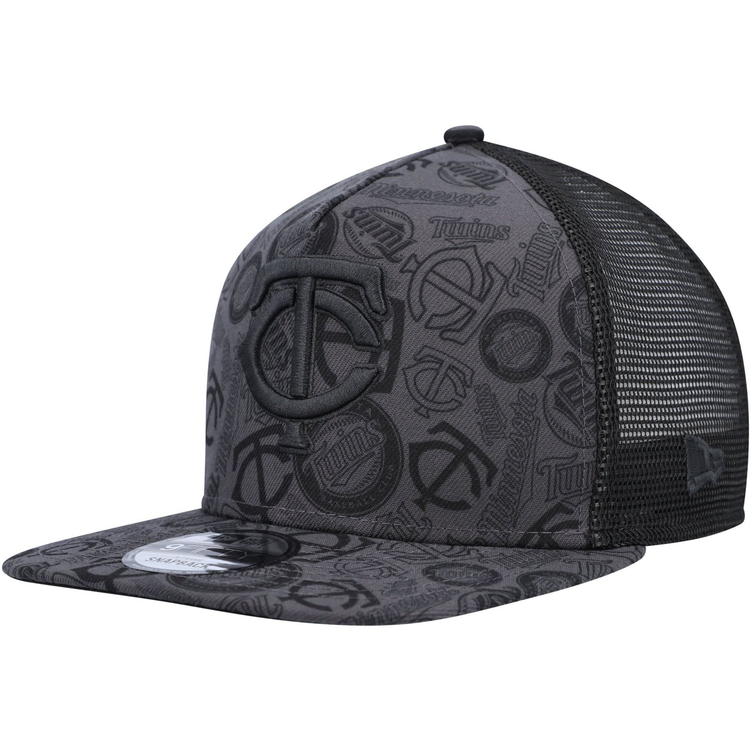 New Era Minnesota Twins Repeat A-Frame 9FIFTY Trucker Snapback Hat
