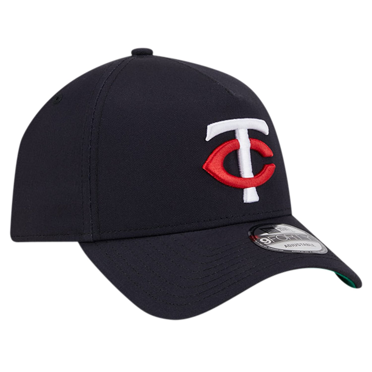 New Era Minnesota Twins Team Color A-Frame 9FORTY Adjustable Hat - view number 3