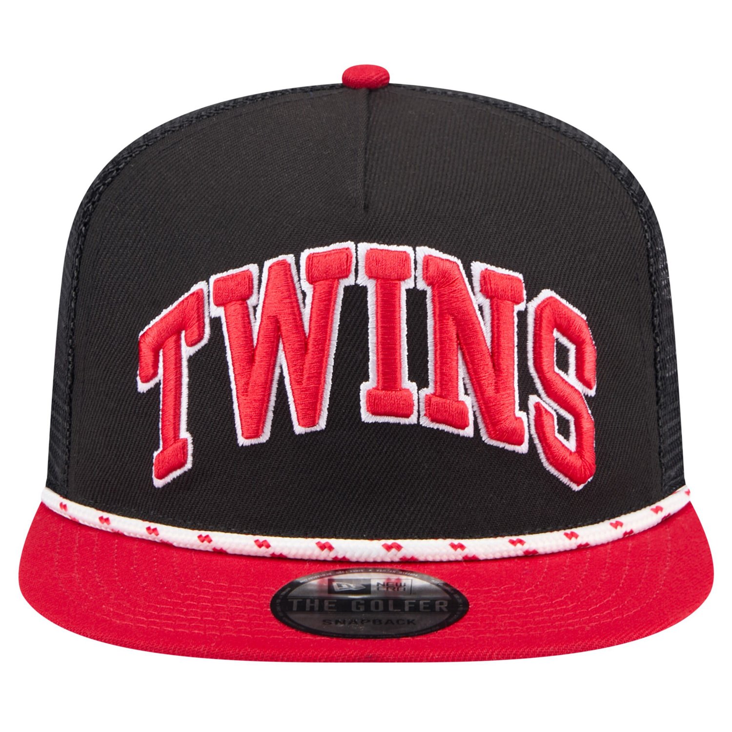 New Era Minnesota Twins Throwback Meshback Golfer Hat - view number 2