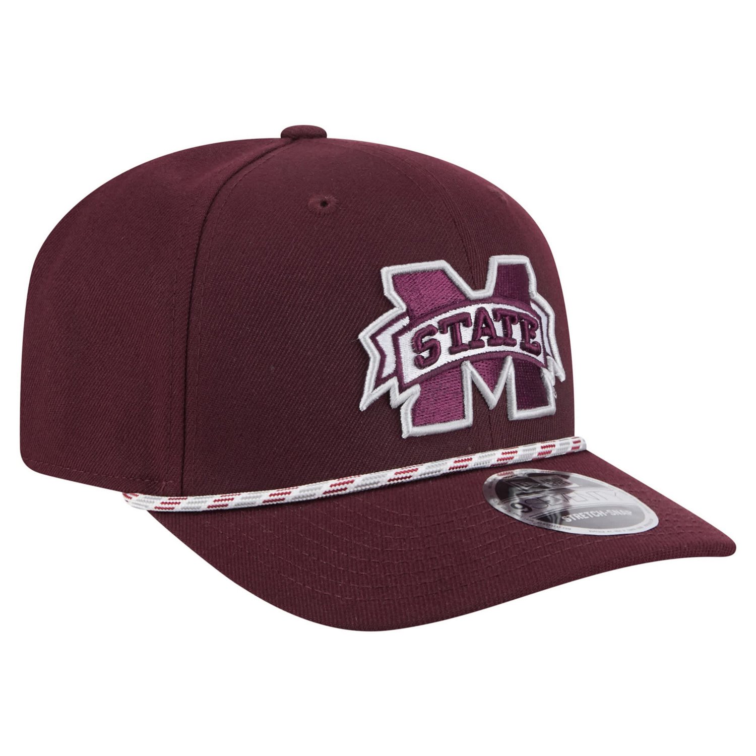New Era Mississippi State Bulldogs Game Day Multi-Rope 9SEVENTY Stretch-Snap Hat - view number 3