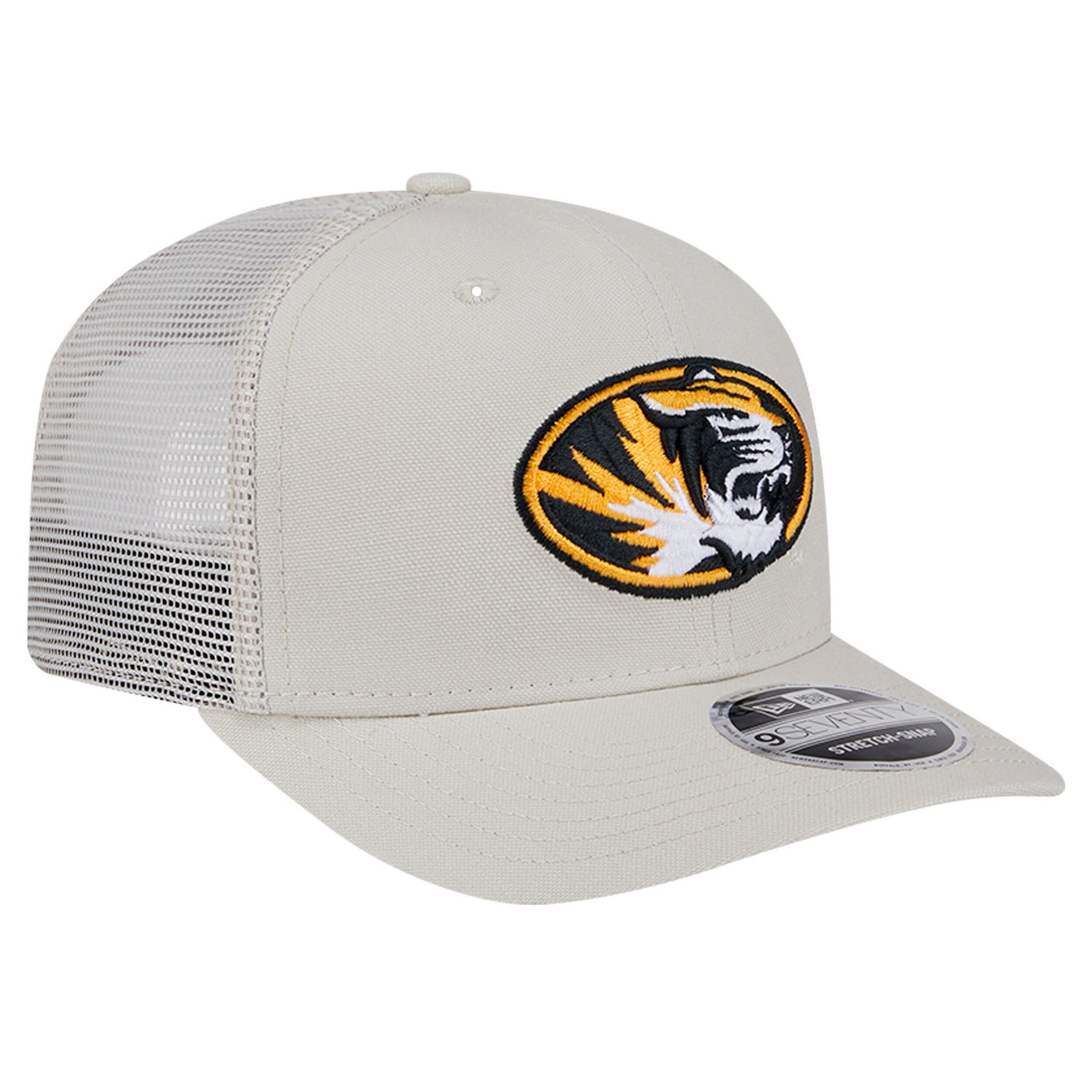 New Era Missouri Tigers Canvas 9SEVENTY Stretch-Snap Adjustable Hat - view number 3
