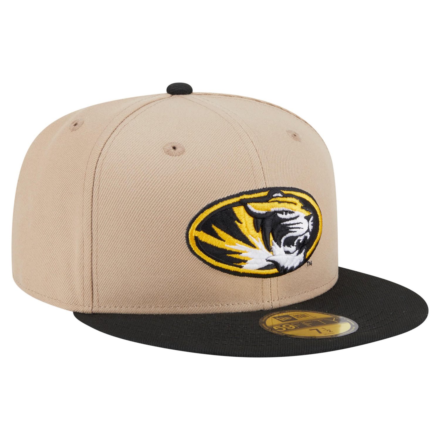 New Era Missouri Tigers Two-Tone 59FIFTY Fitted Hat - view number 3