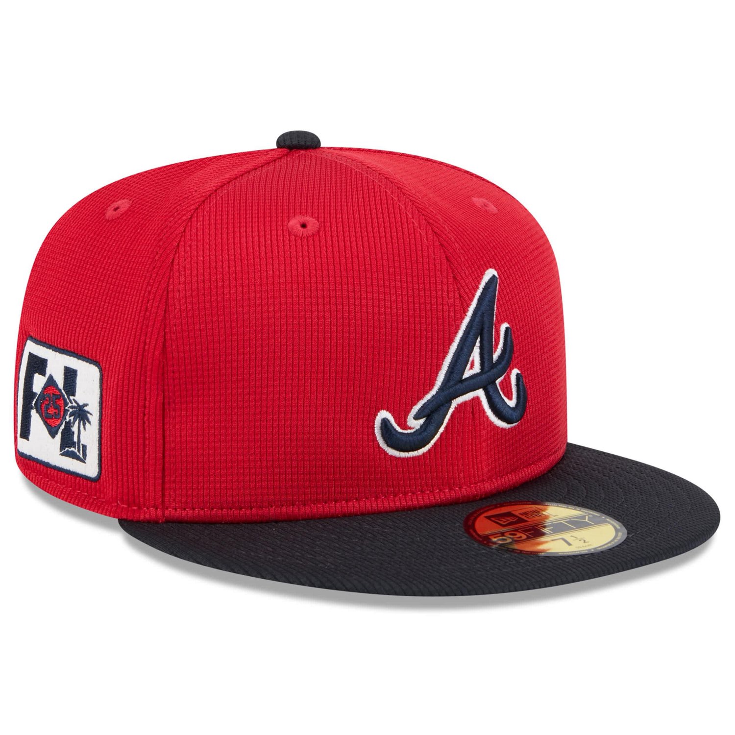 New Era Navy Atlanta Braves 2025 Spring Training 59FIFTY Fitted Hat - view number 1