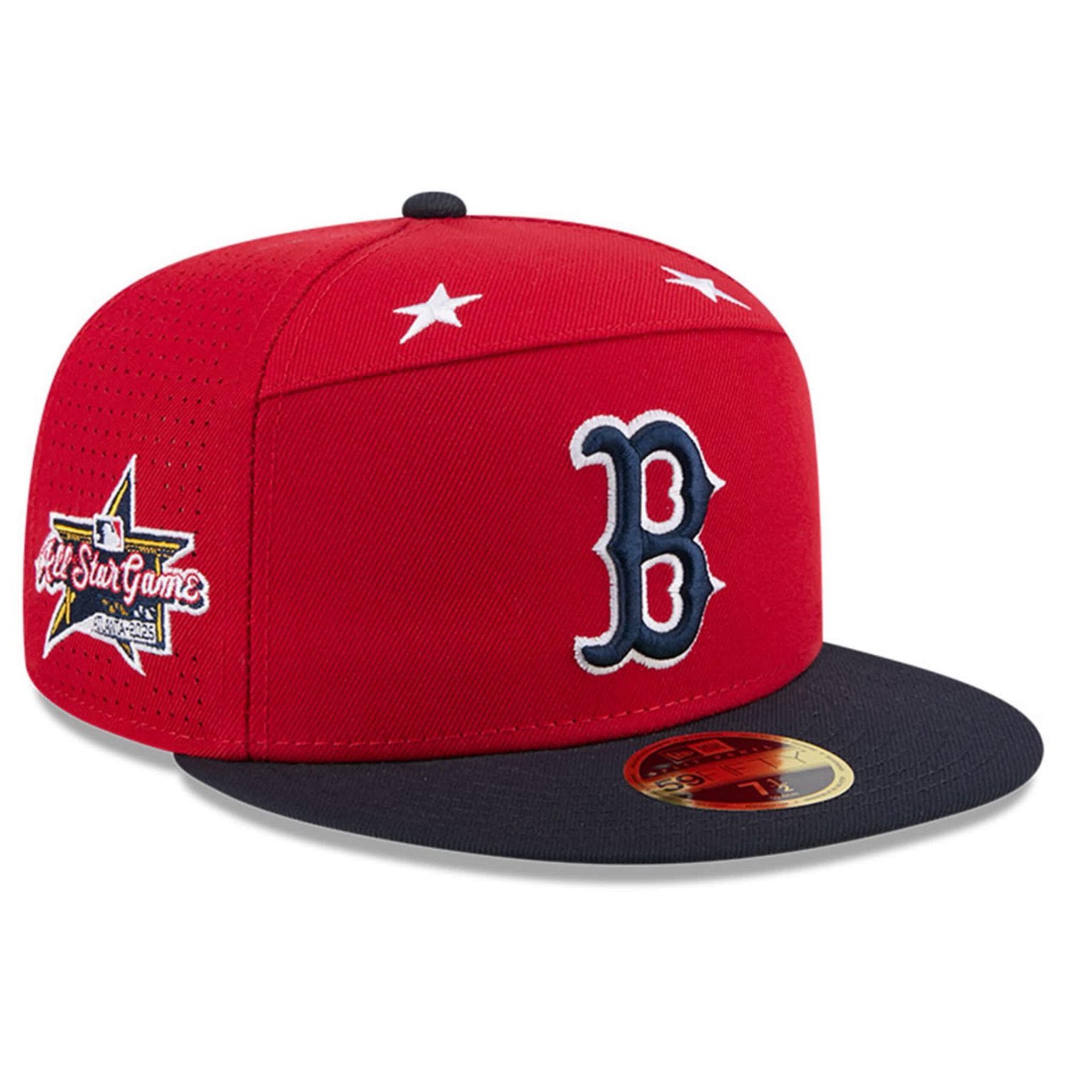 New Era Navy Boston Sox 2025 MLB All-Star Game Side Patch 59FIFTY Fitted Hat - view number 1
