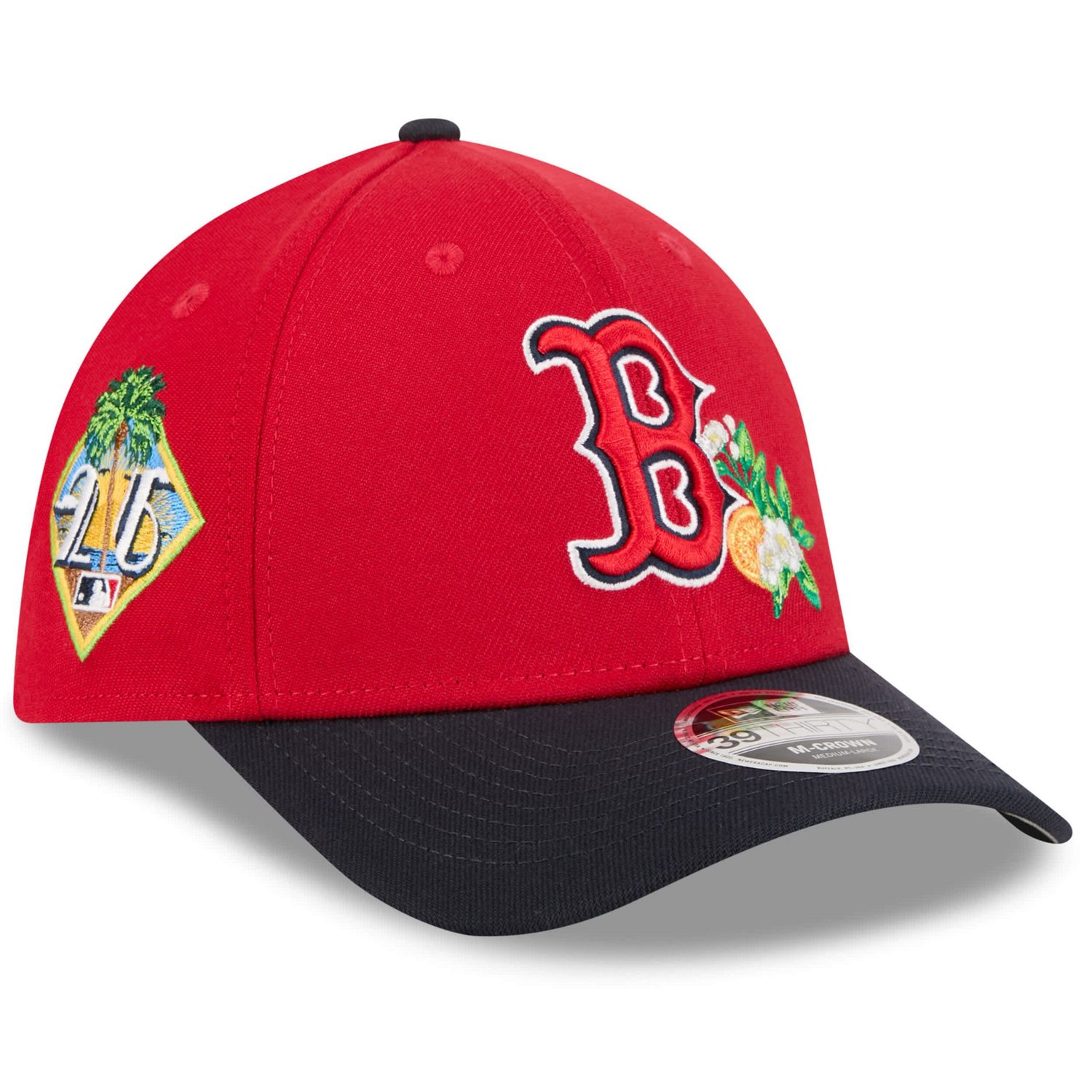 New Era Navy Boston Sox 2026 Spring Training M-Crown 39THIRTY Flex Hat