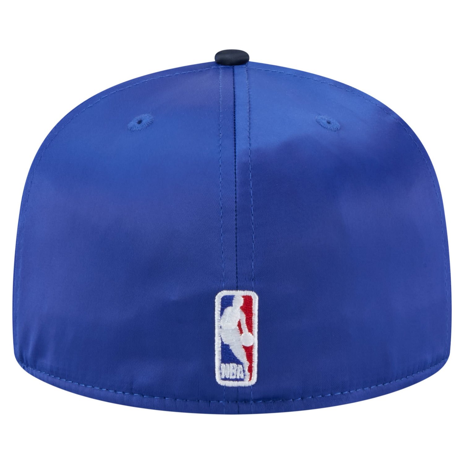 New Era Navy Dallas Mavericks Throwback Satin Vintage Pin Two-Tone 59FIFTY Fitted Hat - view number 4