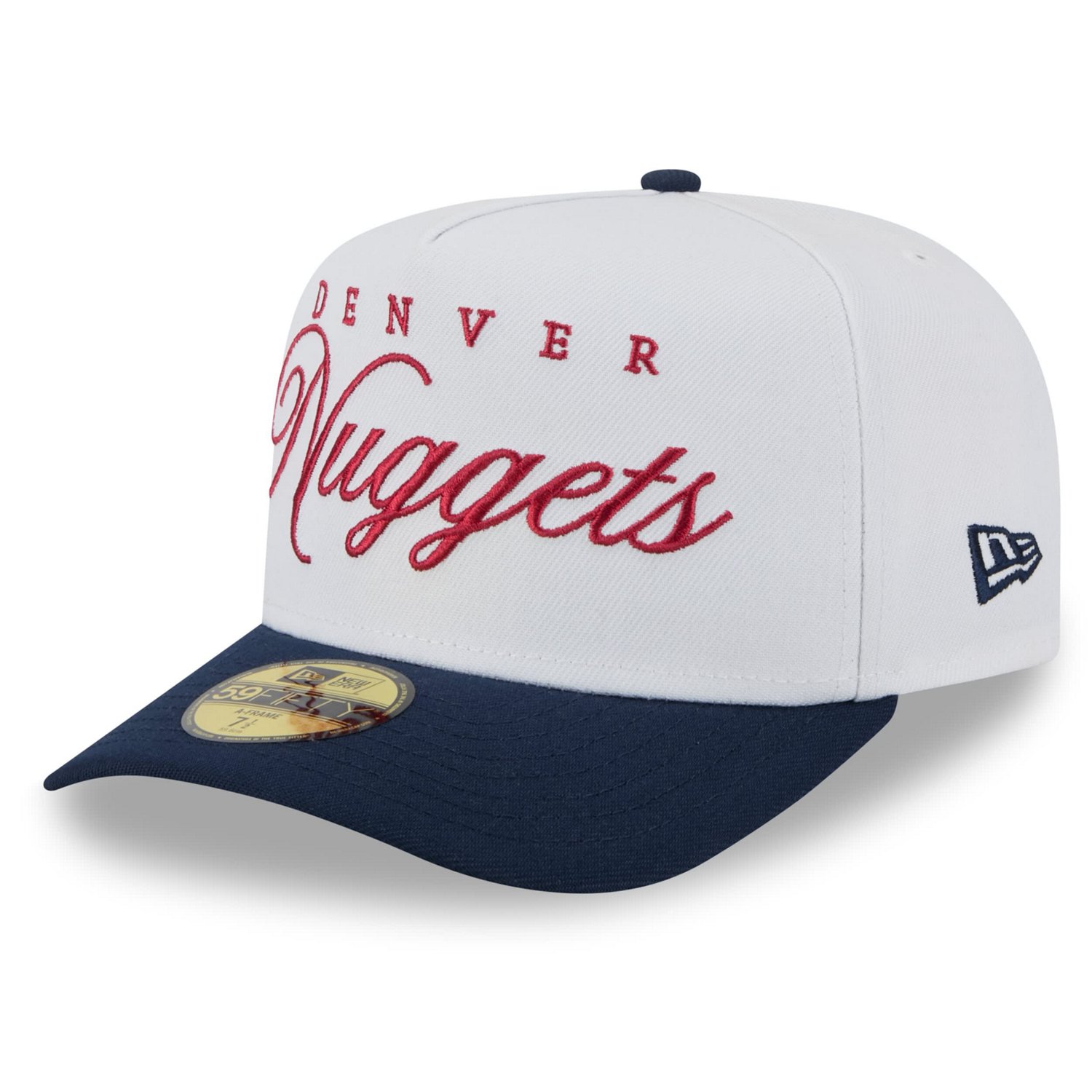 New Era Navy Denver Nuggets 2025 NBA Draft A-Frame 59FIFTY Fitted Hat - view number 3