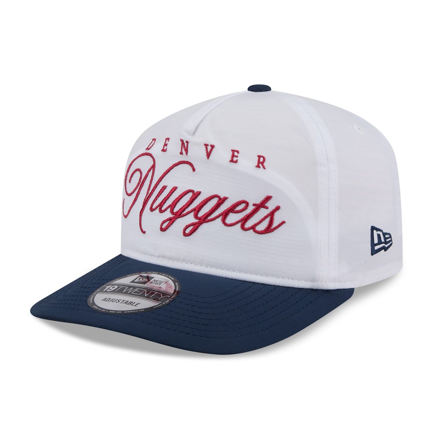 New Era Navy Denver Nuggets 2025 NBA Draft On-Stage Nylon 19TWENTY Adjustable Hat - view number 3