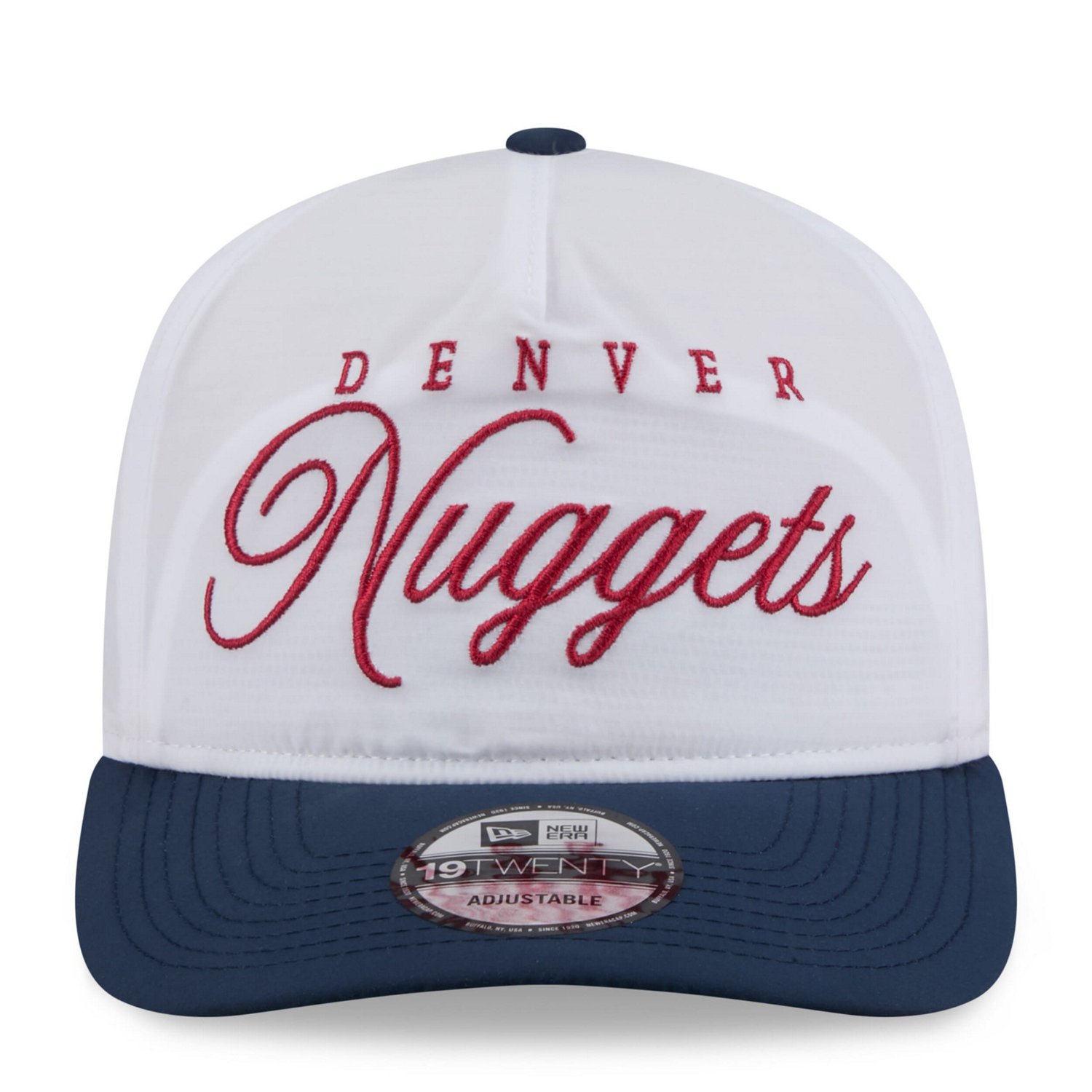 New Era Navy Denver Nuggets 2025 NBA Draft On-Stage Nylon 19TWENTY Adjustable Hat - view number 2