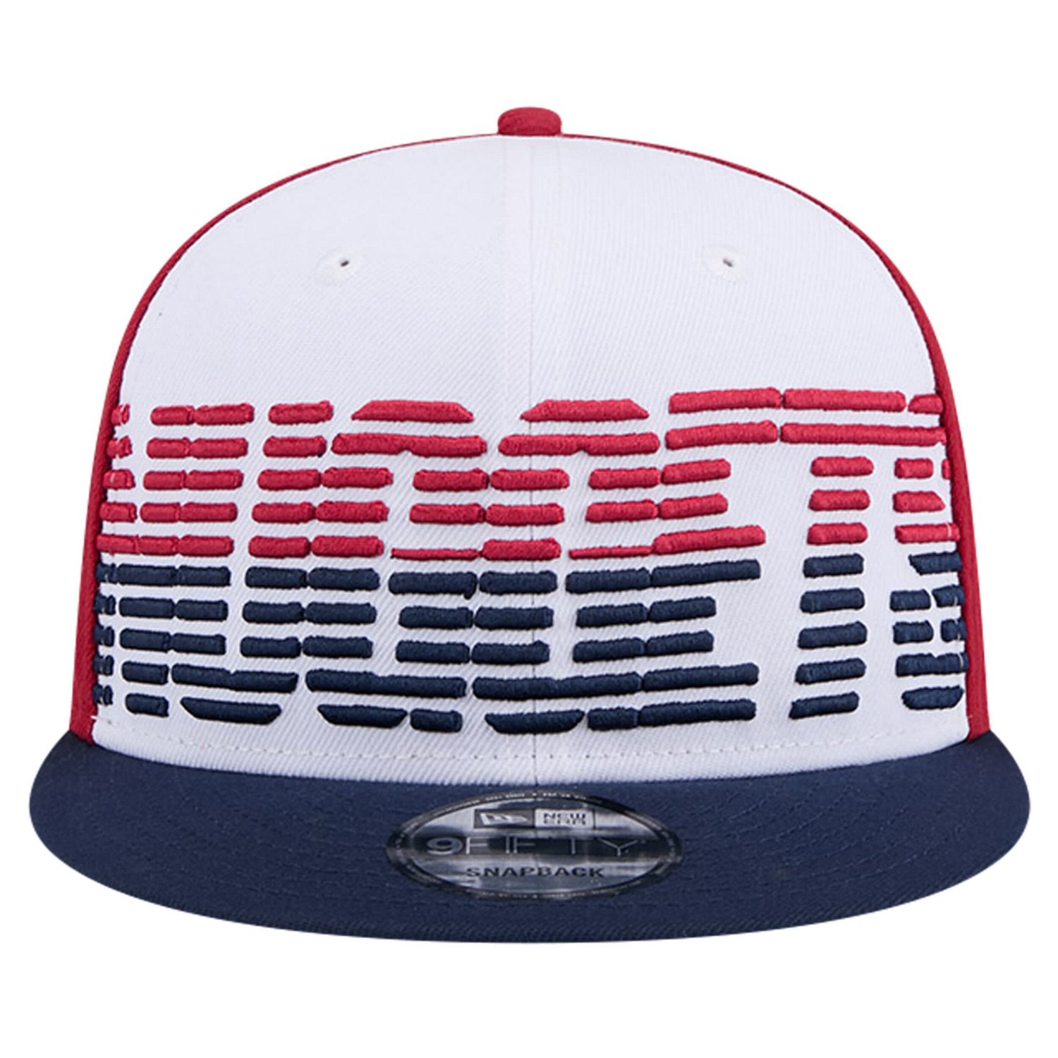 New Era Navy Denver Nuggets Throwback Gradient Tech Font 9FIFTY Snapback Hat                                                     - view number 2