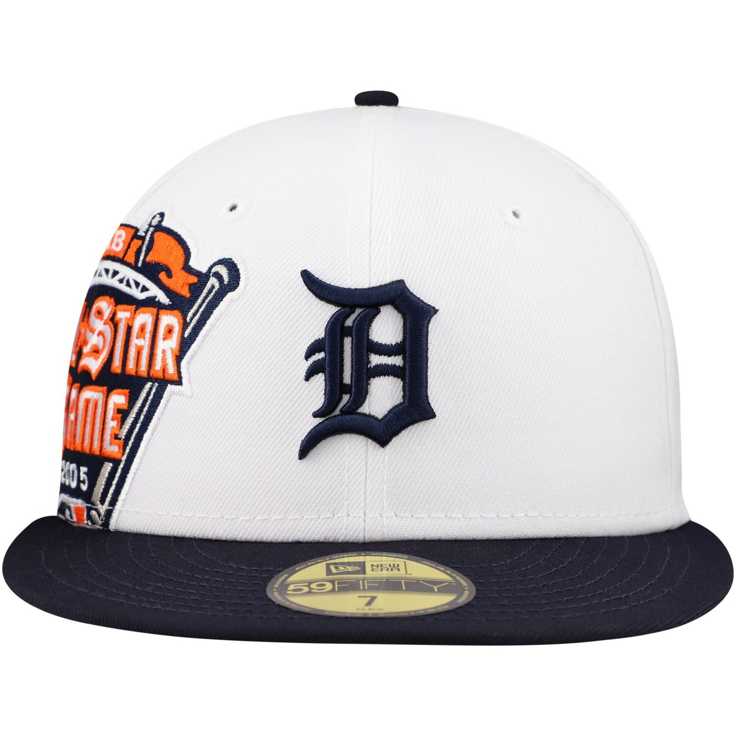 New Era Navy Detroit Tigers Major Sidepatch 59FIFTY Fitted Hat - view number 2