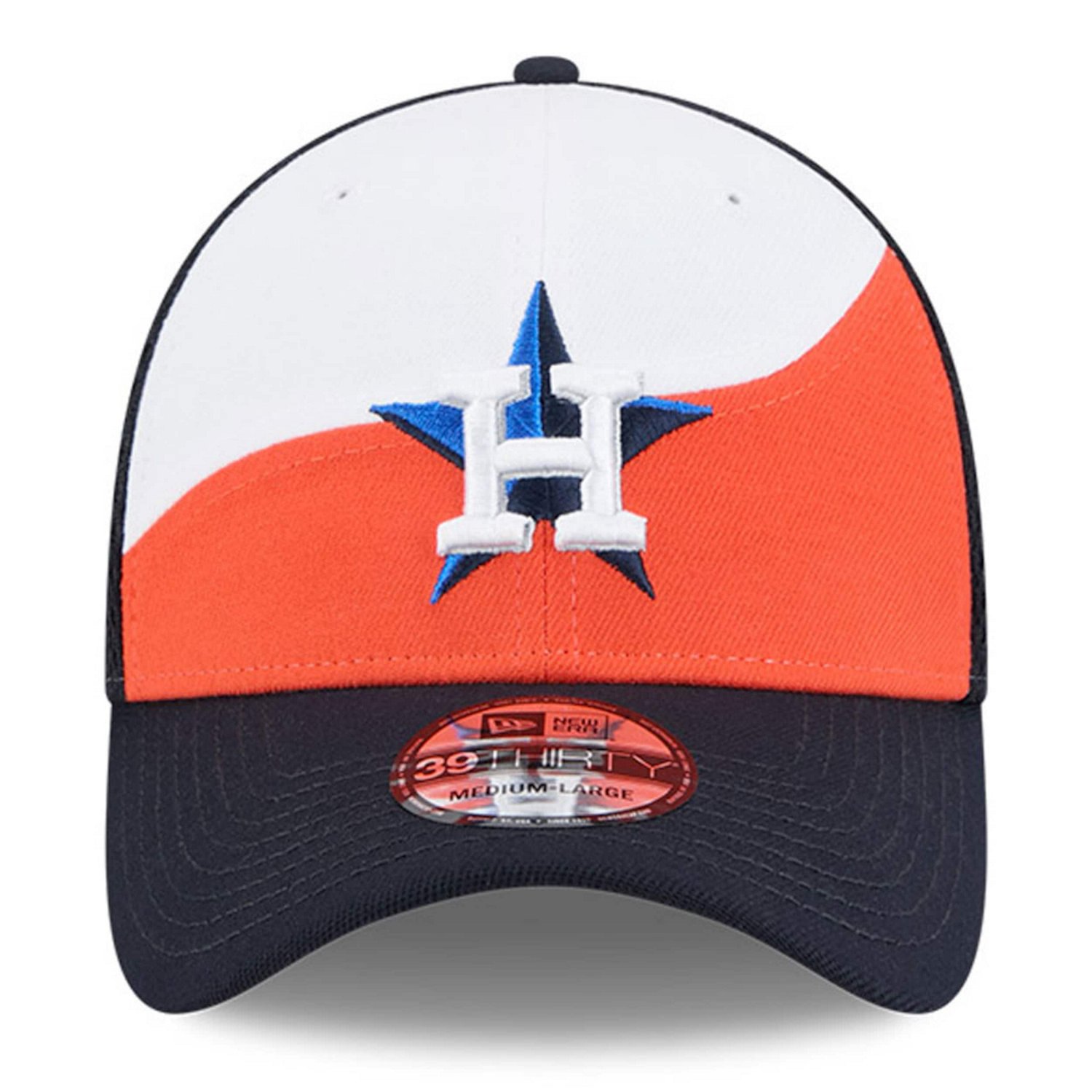 New Era Navy Houston Astros 2025 Spring Training 39THIRTY Flex Hat                                                               - view number 2