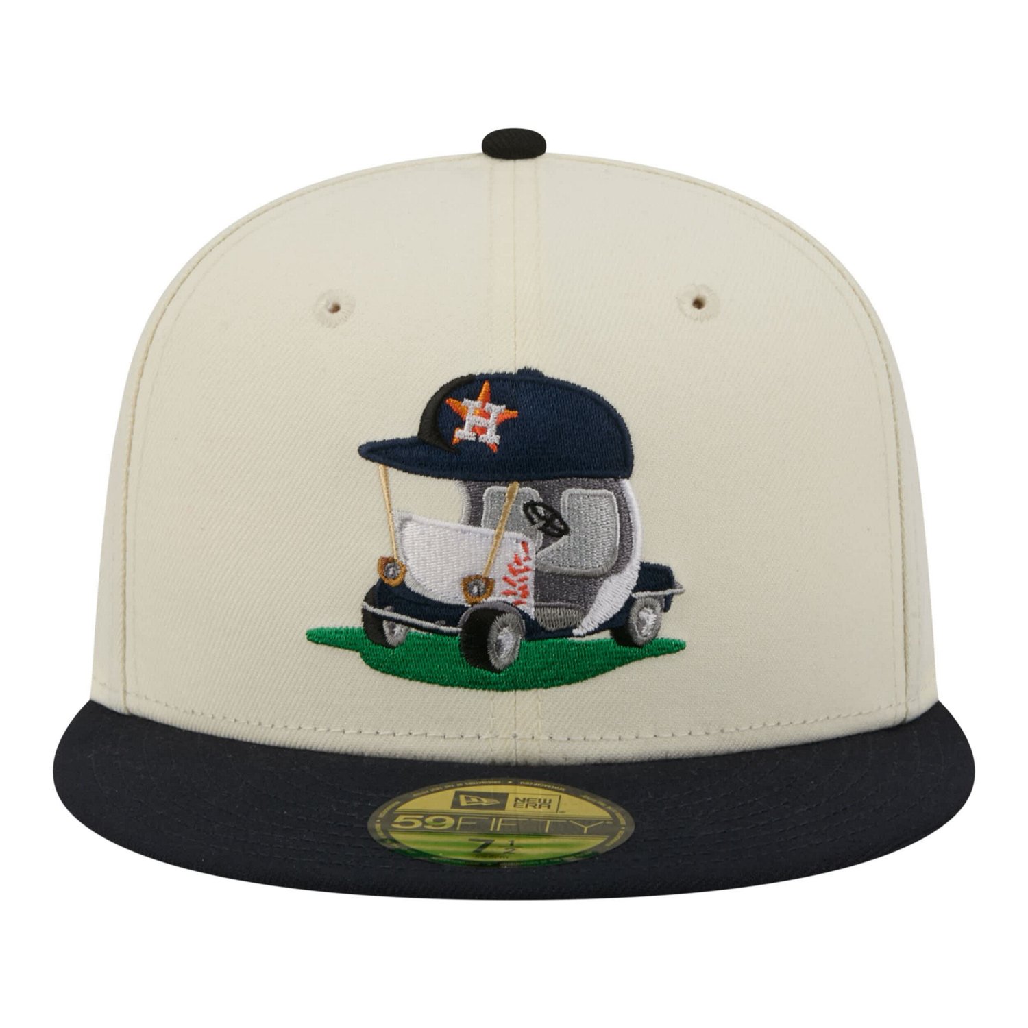 New Era Navy Houston Astros Bullpen Cart 59FIFTY Fitted Hat