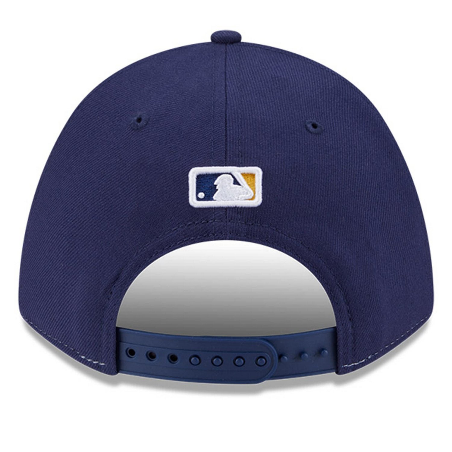 New Era Navy Milwaukee Brewers Player Replica 9FORTY Adjustable Hat - view number 4