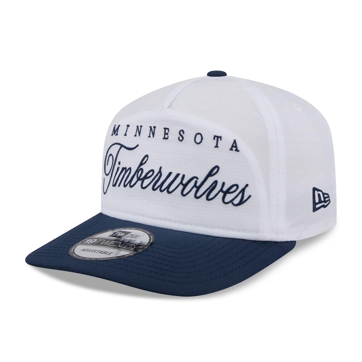 New Era Navy Minnesota Timberwolves 2025 NBA Draft On-Stage Nylon 19TWENTY Adjustable Hat - view number 2