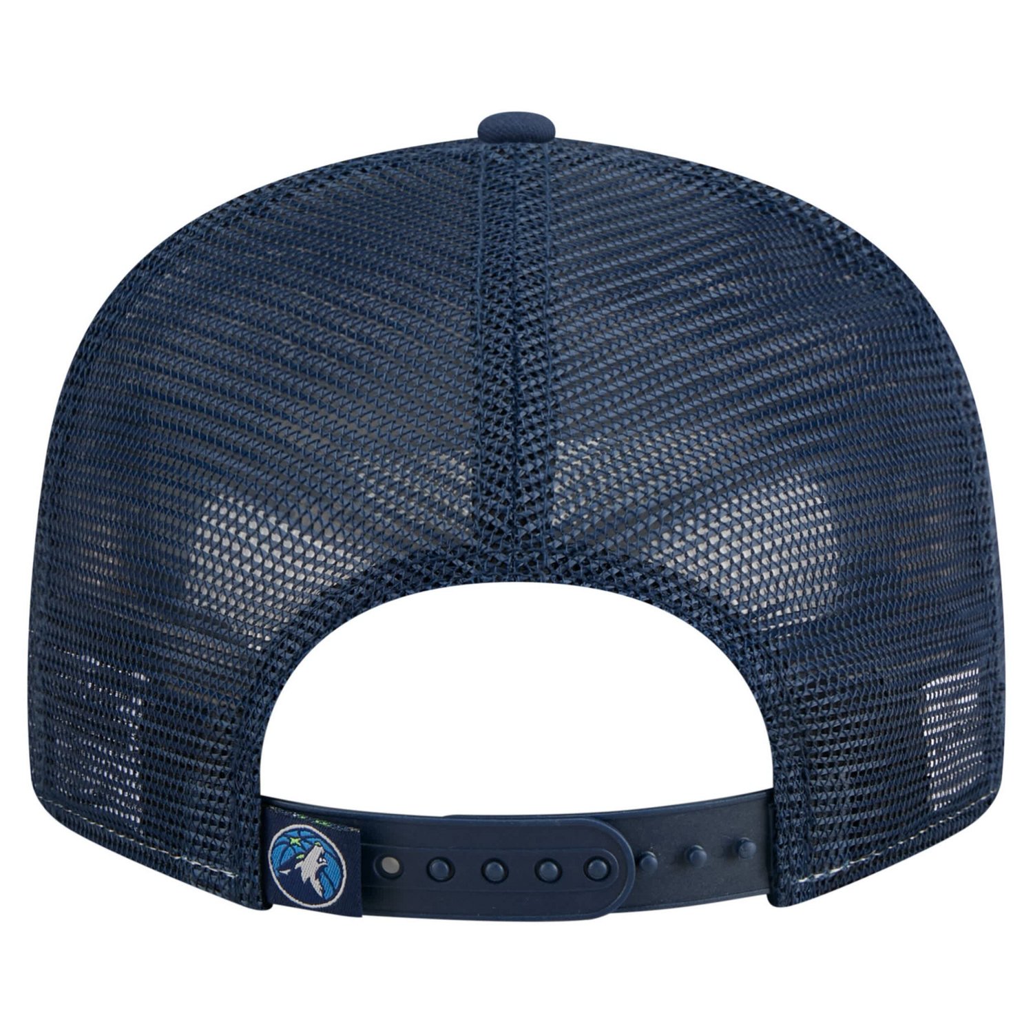 New Era Navy Minnesota Timberwolves Outdoor Split Panel 9FIFTY Snapback Hat - view number 4