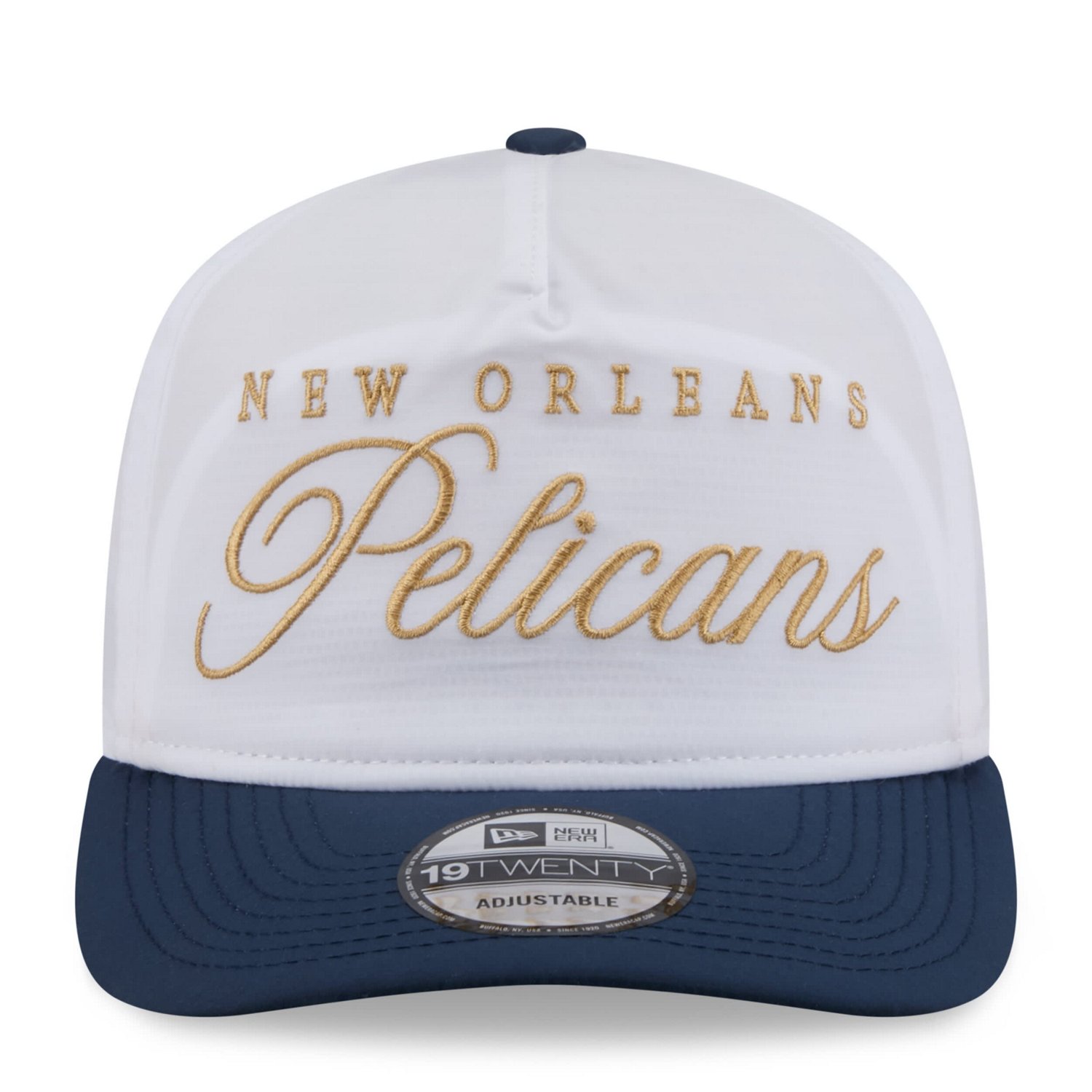 New Era Navy New Orleans Pelicans 2025 NBA Draft On-Stage Nylon 19TWENTY Adjustable Hat - view number 2