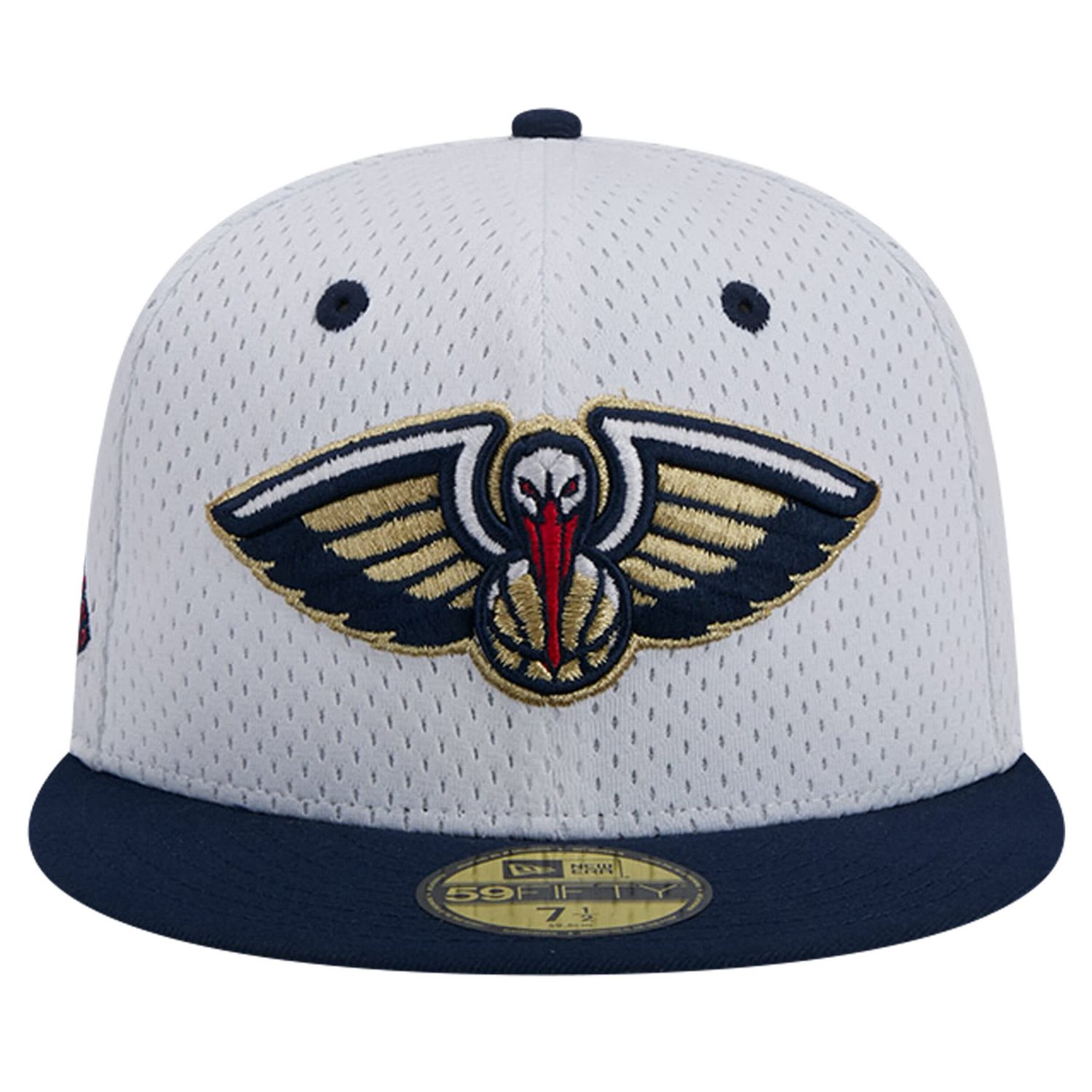 New Era /Navy New Orleans Pelicans Throwback 2Tone 59FIFTY Fitted Hat                                                            - view number 2