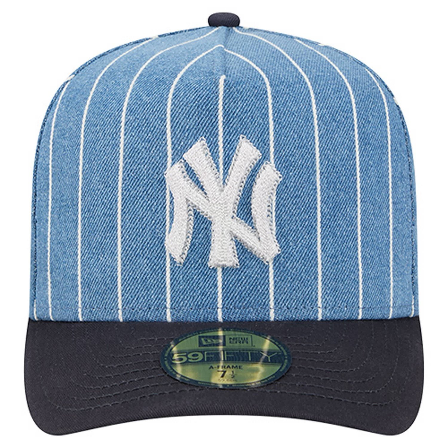 New Era Navy New York Yankees Parallel A-Frame 59FIFTY Fitted Hat - view number 2